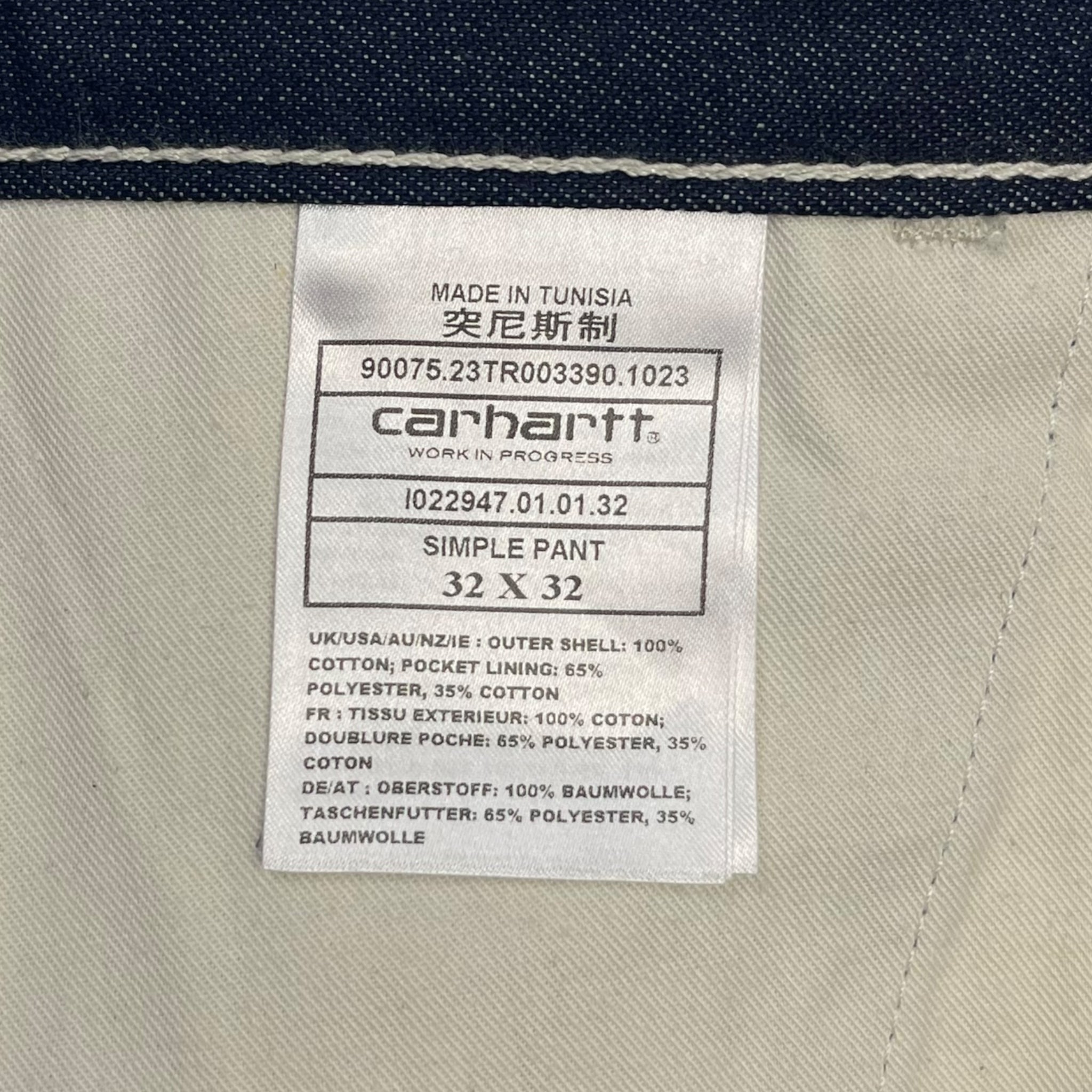 Carhartt WIP Simple Pant Denim