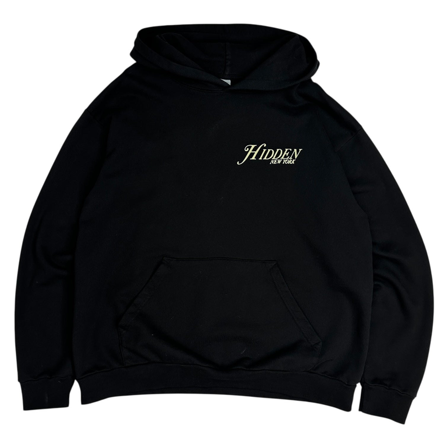 Hidden NY Leaves Hoodie Black