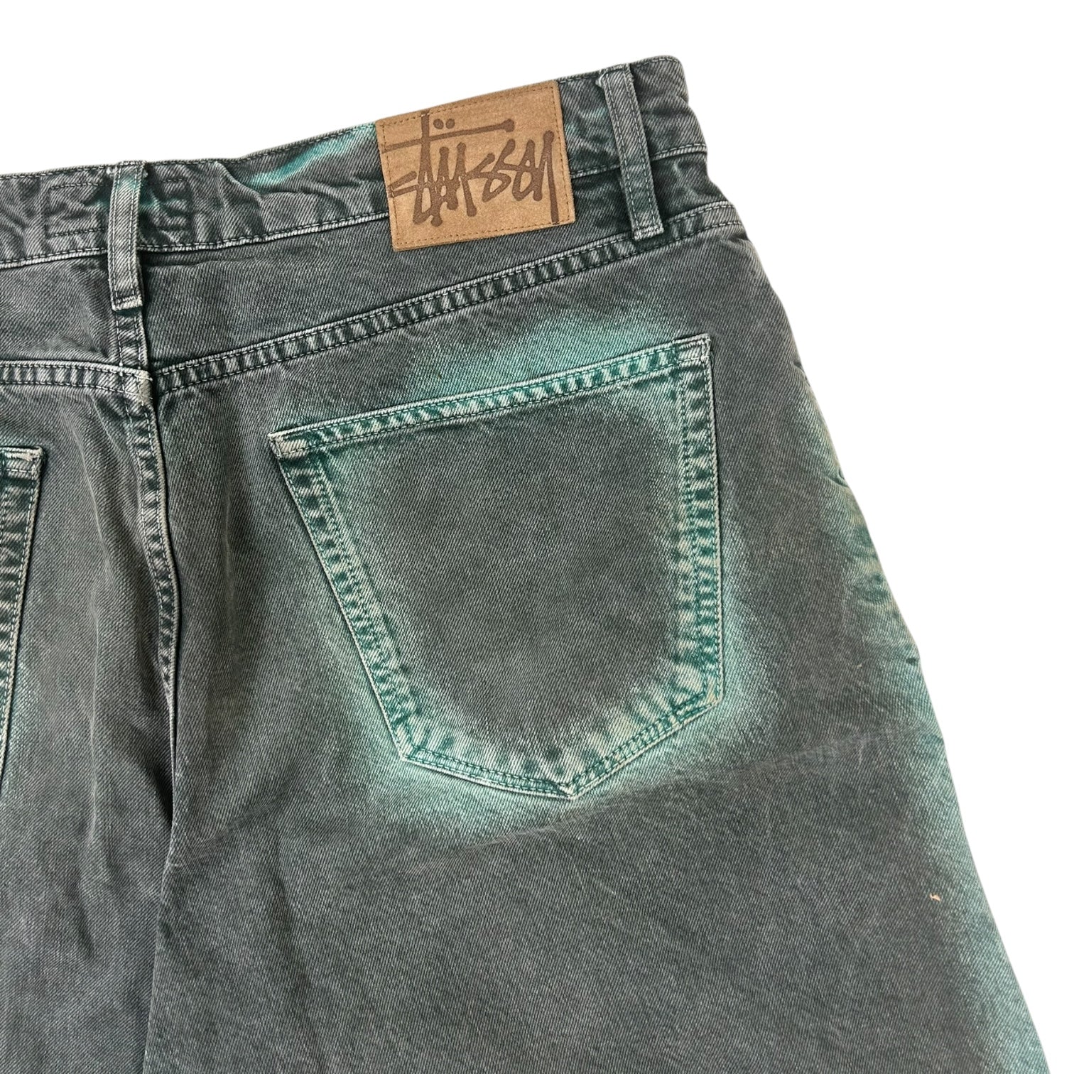 Stussy Big Ol Jean Shorts Spray Dye