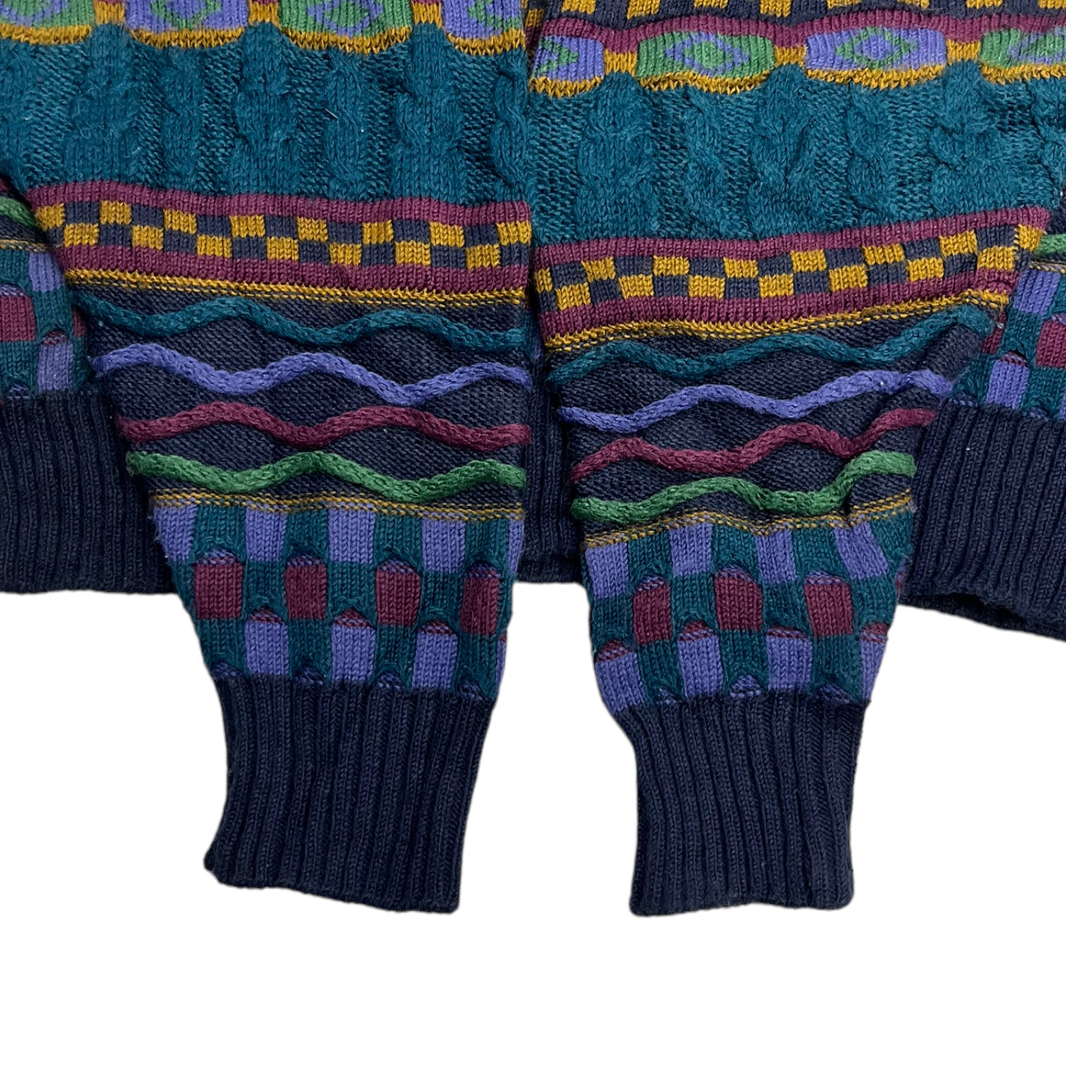 Vintage The Sweater Shop Multi Patterned Knit