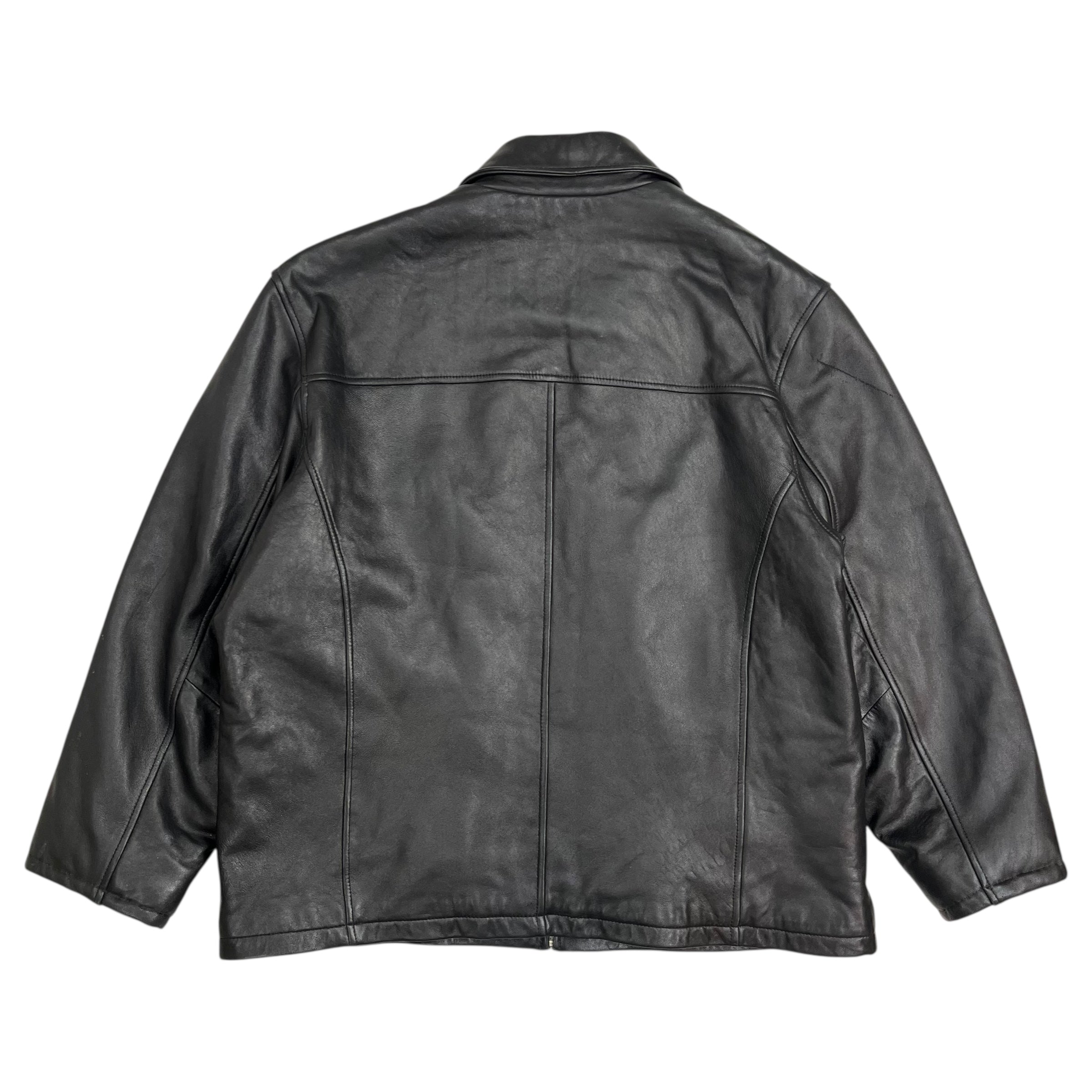 Vintage Sawyer Of Napa Leather Jacket Black