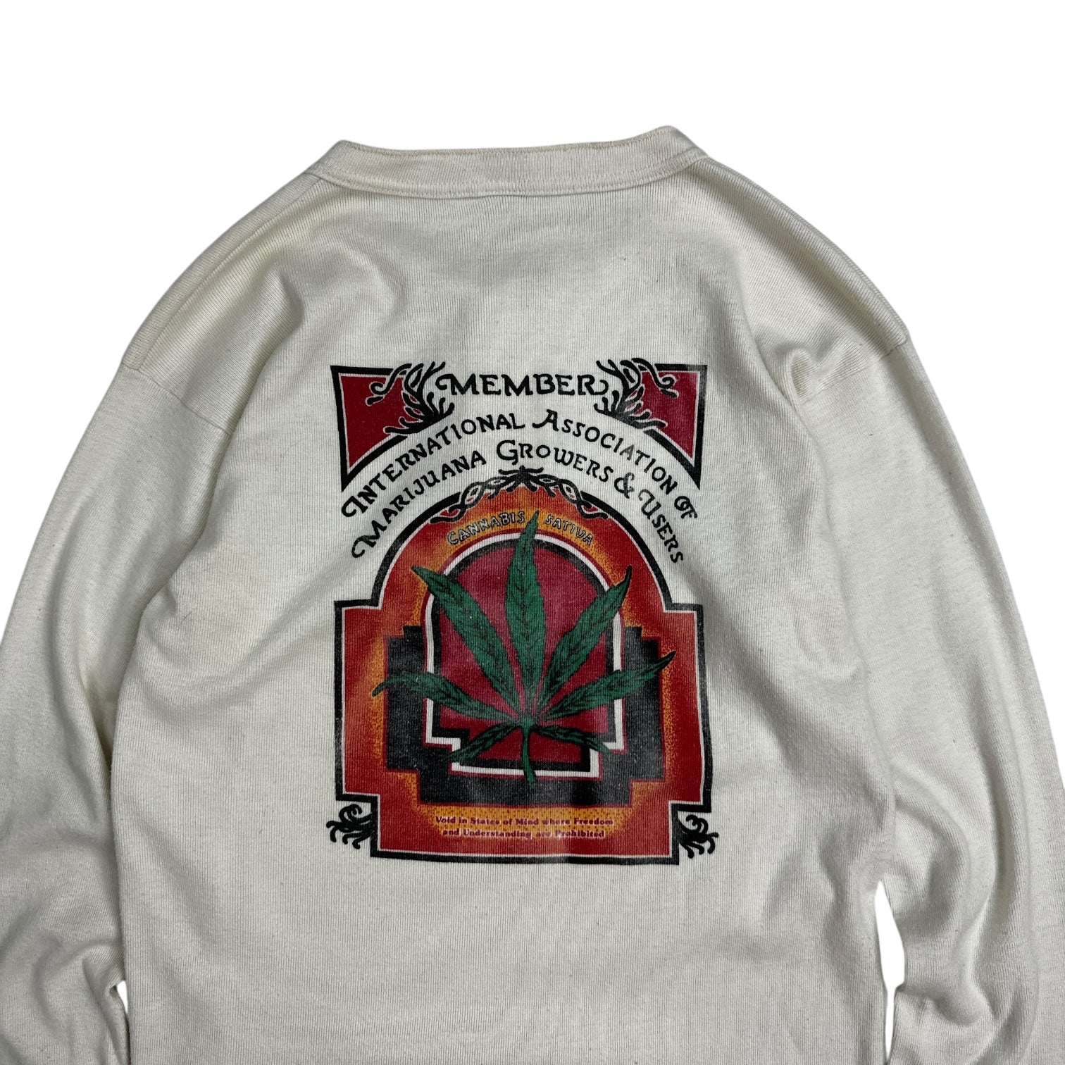 1979 Cannabis International Association Henley Shirt