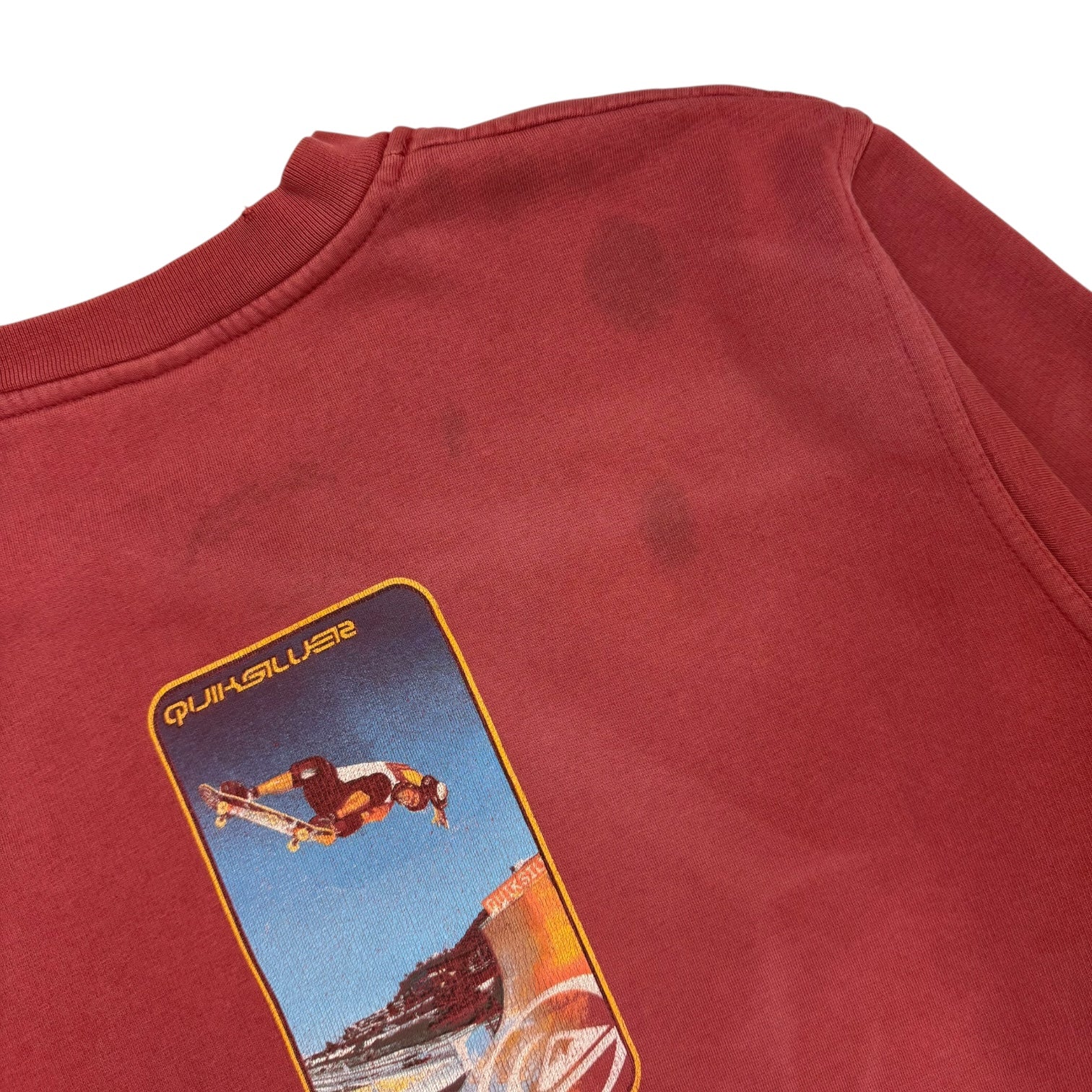 Vintage Quicksilver Crewneck Faded Red