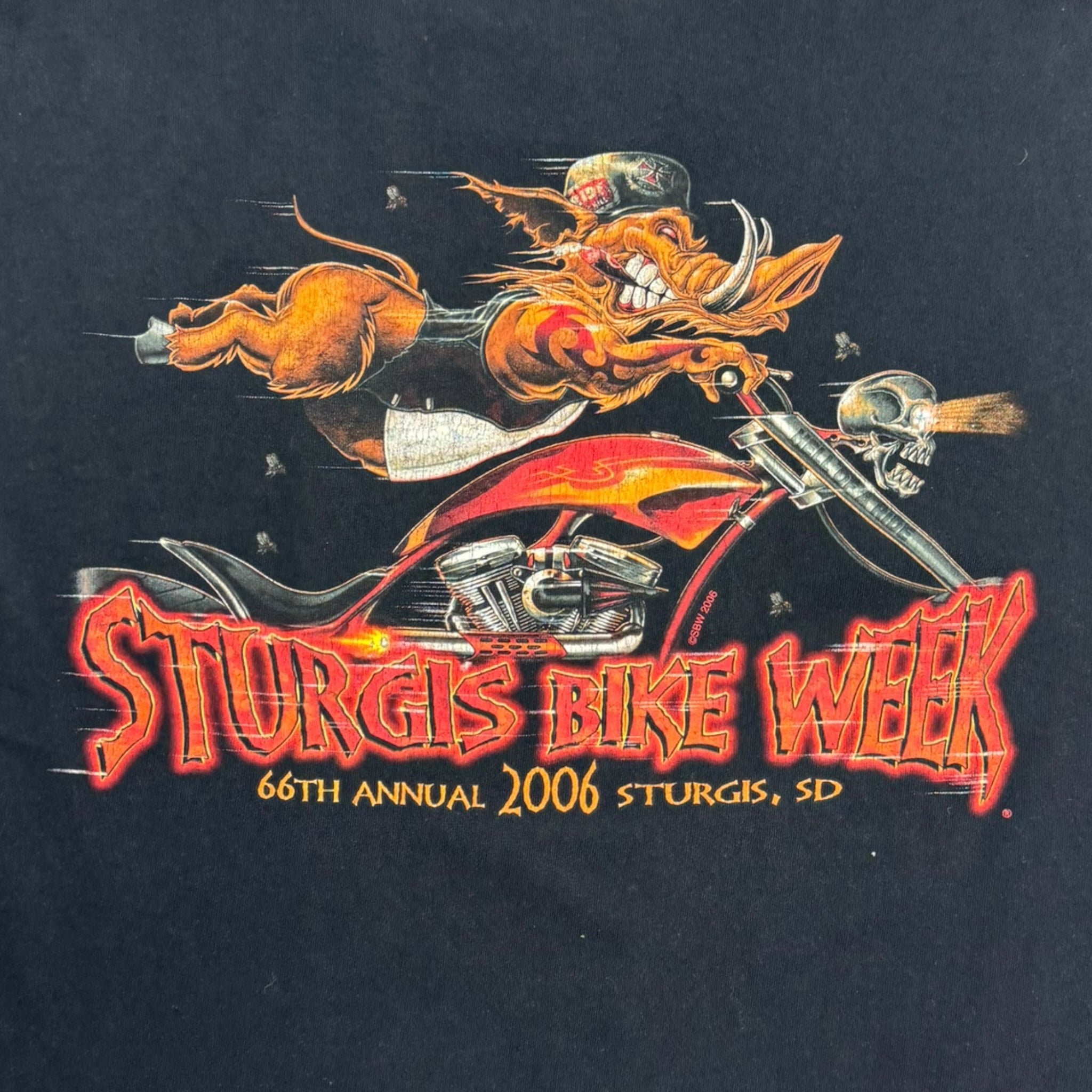 2006 Sturgis Bike Week 66th Annual Biker Hog T-Shirt