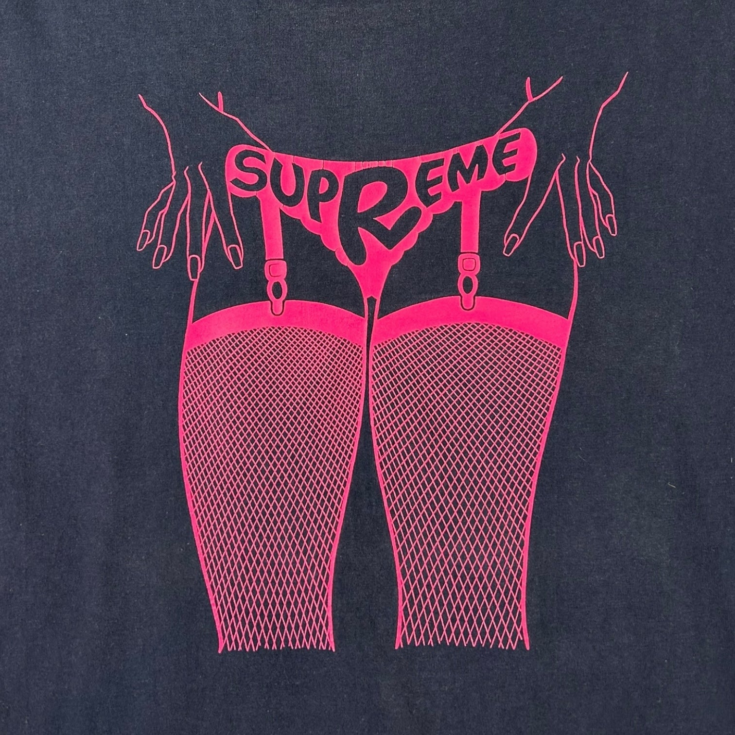 Supreme Guy Gonzales Fishnets T-Shirt Navy
