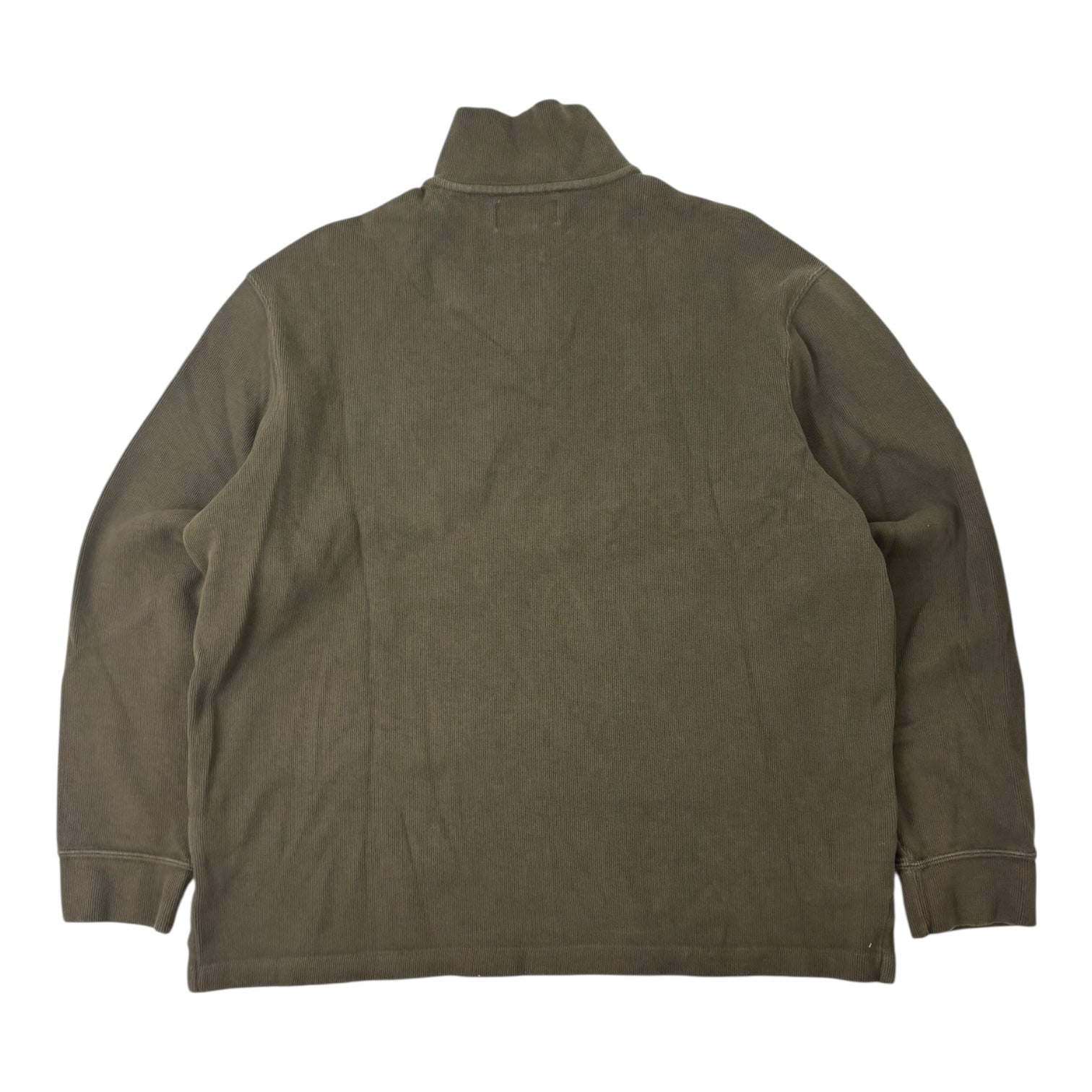 Vintage Polo Ralph Lauren Quarter-Zip Sweater Olive