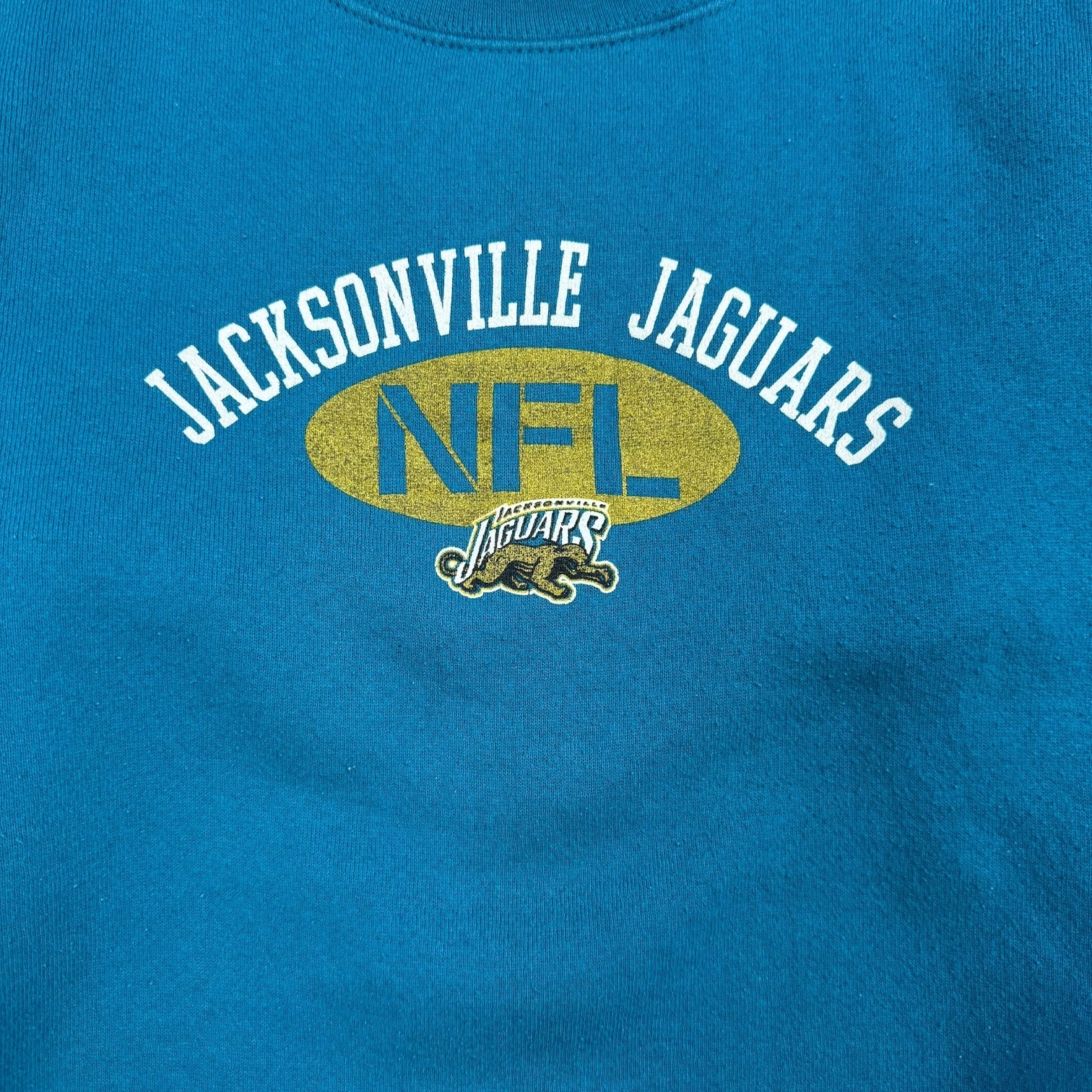 Vintage Puma Jacksonville Jaguars Crewneck Blue