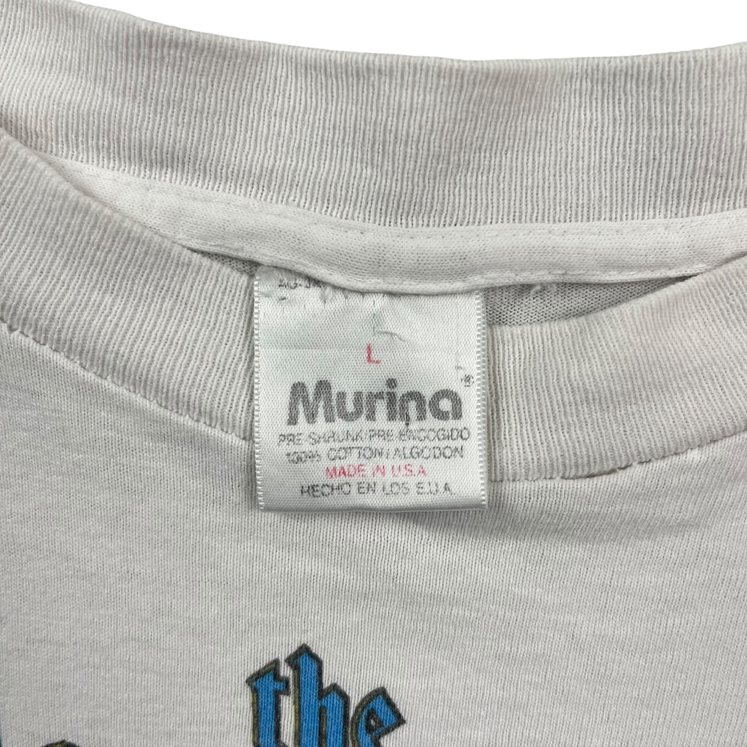 1994 The Pagemaster Tee White