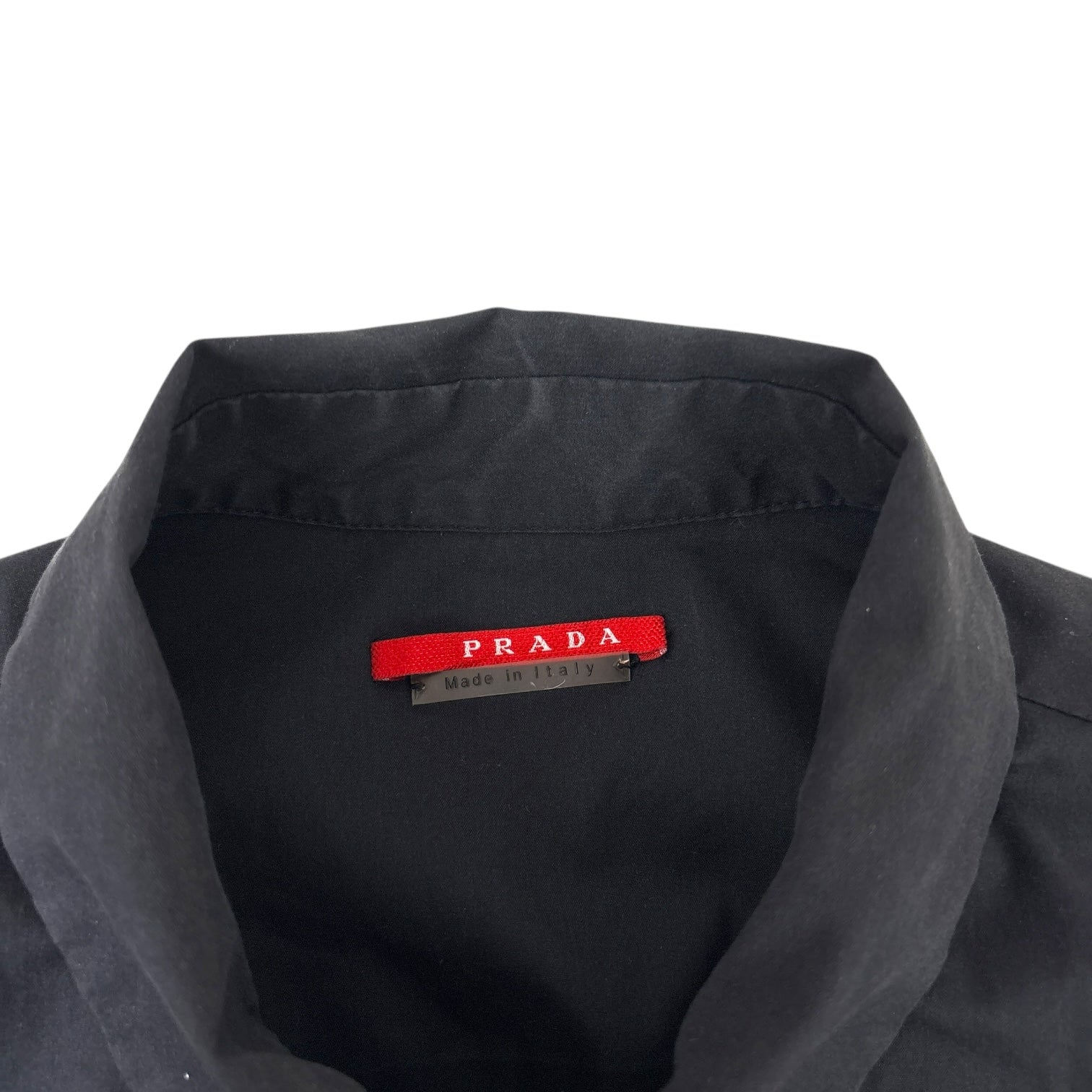 Prada SS08 Zip Shirt Jacket Black