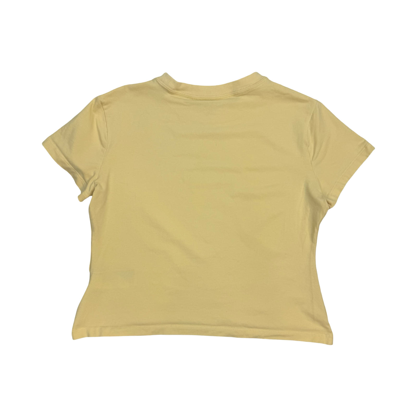 (W) Vintage Calvin Klein Jeans Baby Tee Yellow
