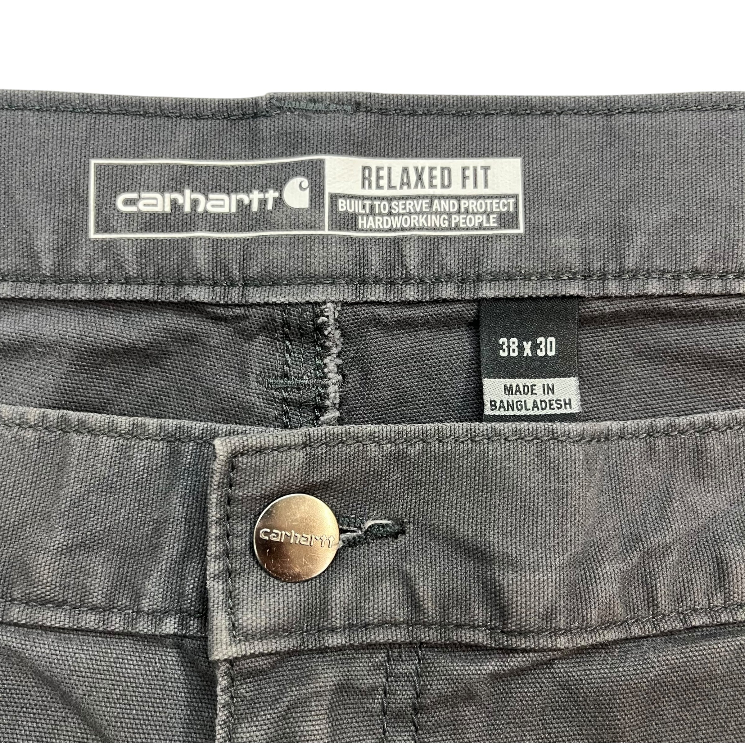 Vintage Carhartt Double Knee Work Pants Grey