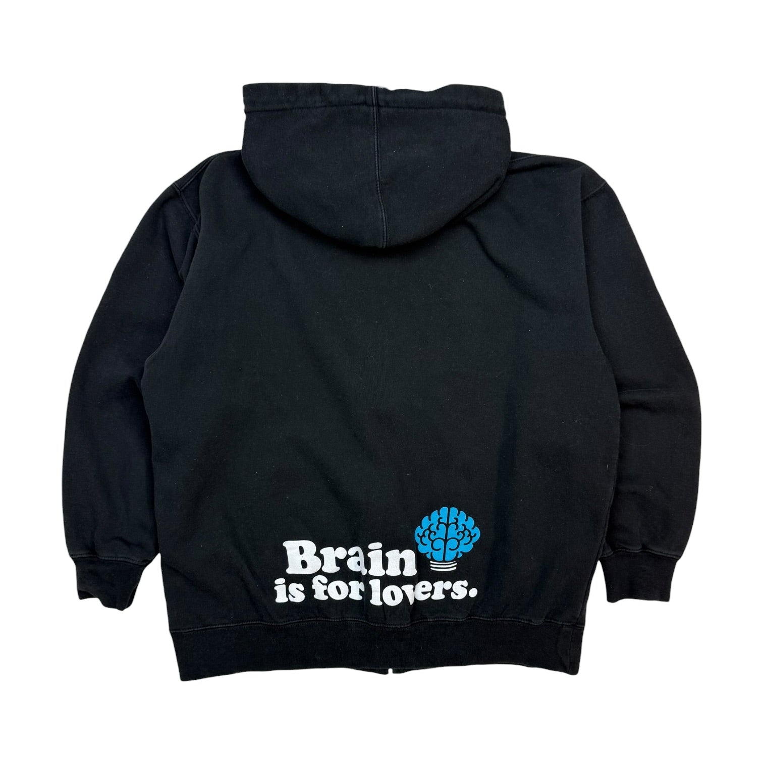 2008 N.E.R.D. Brain Is Love Zip Up Hoodie Black