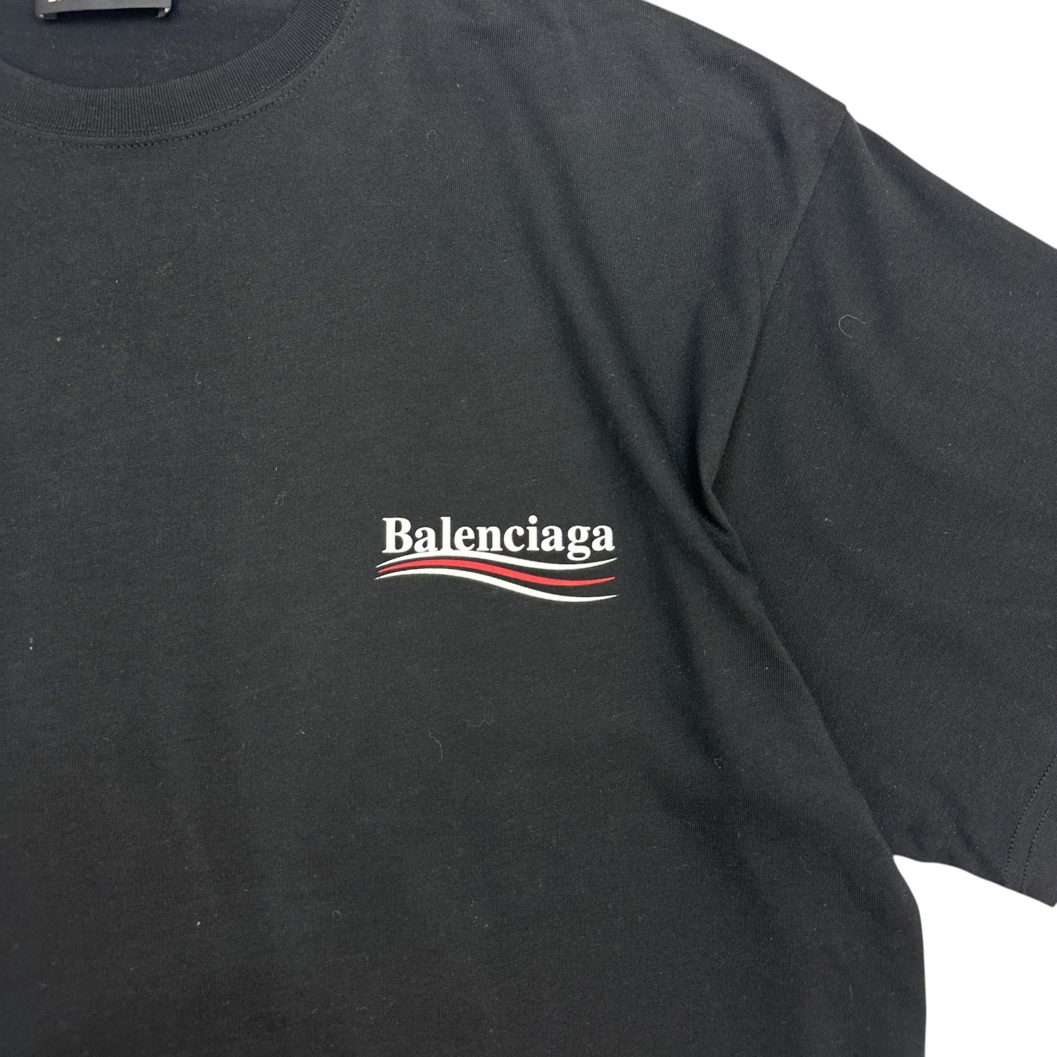 Balenciaga Political Campaign T-Shirt Black