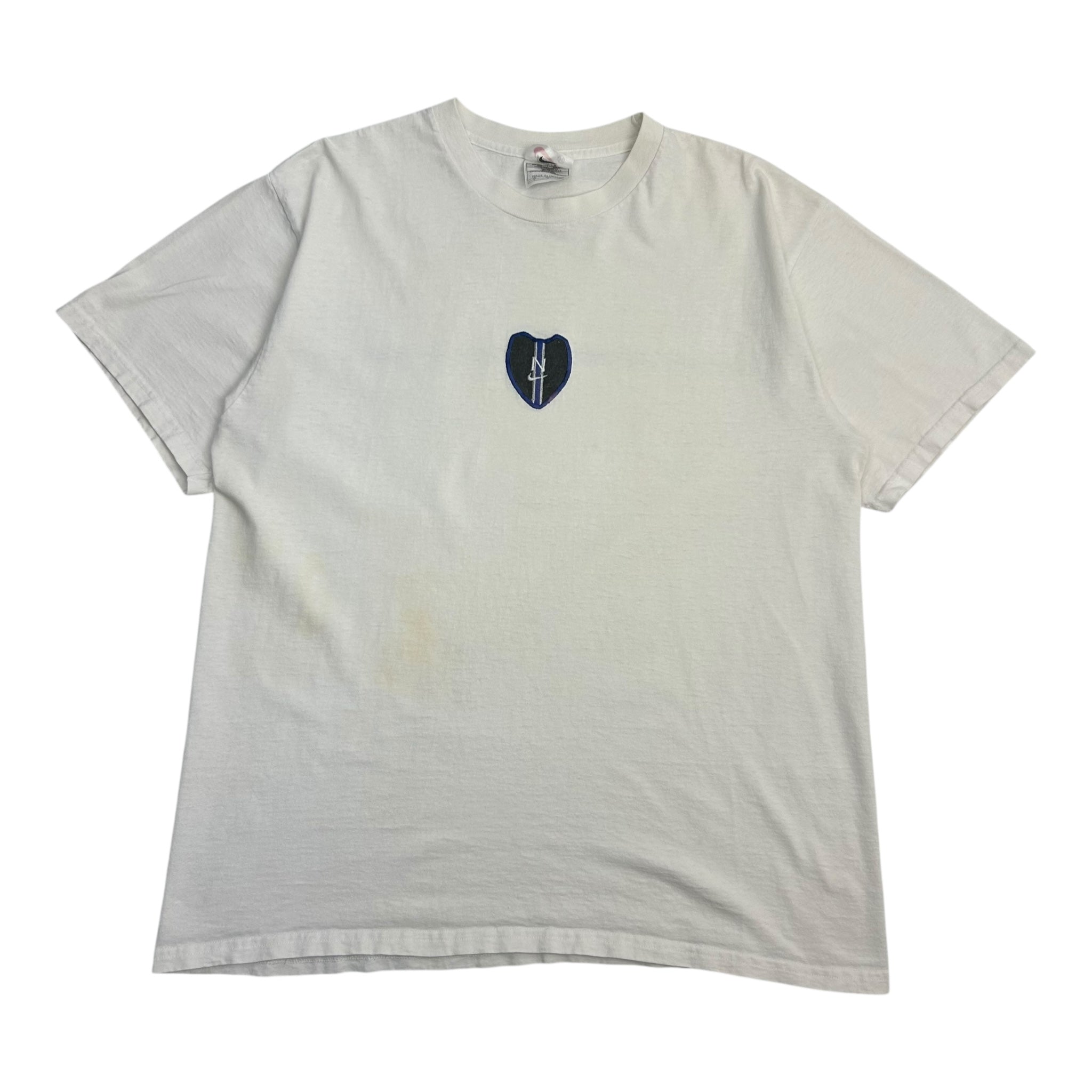 Vintage Nike Embroidery Crest Tee White