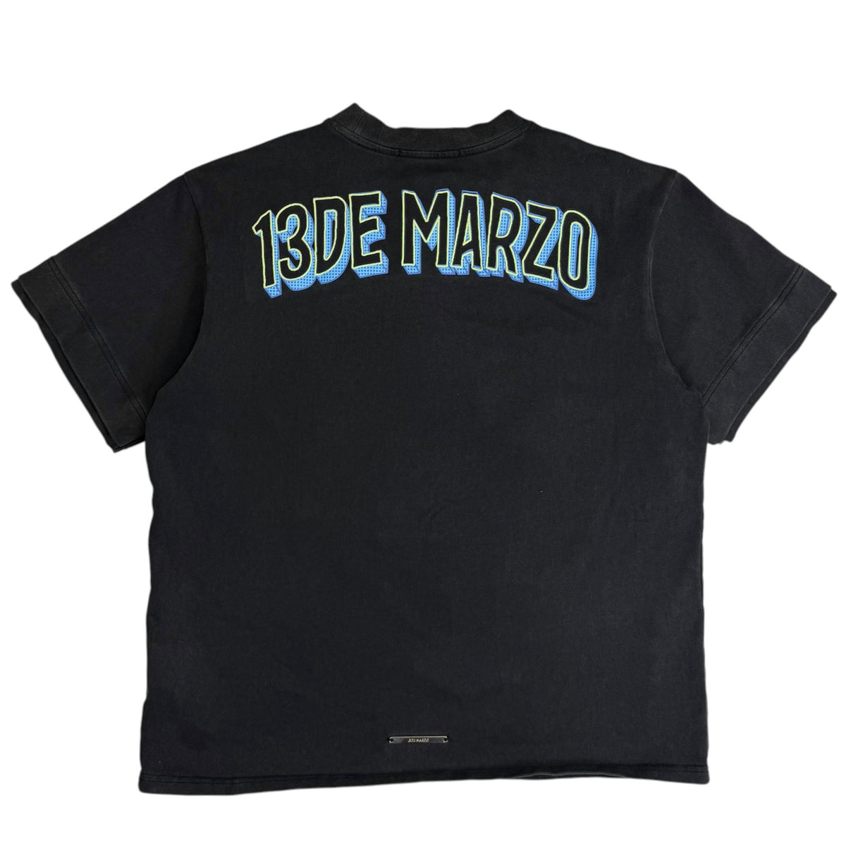 13DE MARZO Heart Tee Black
