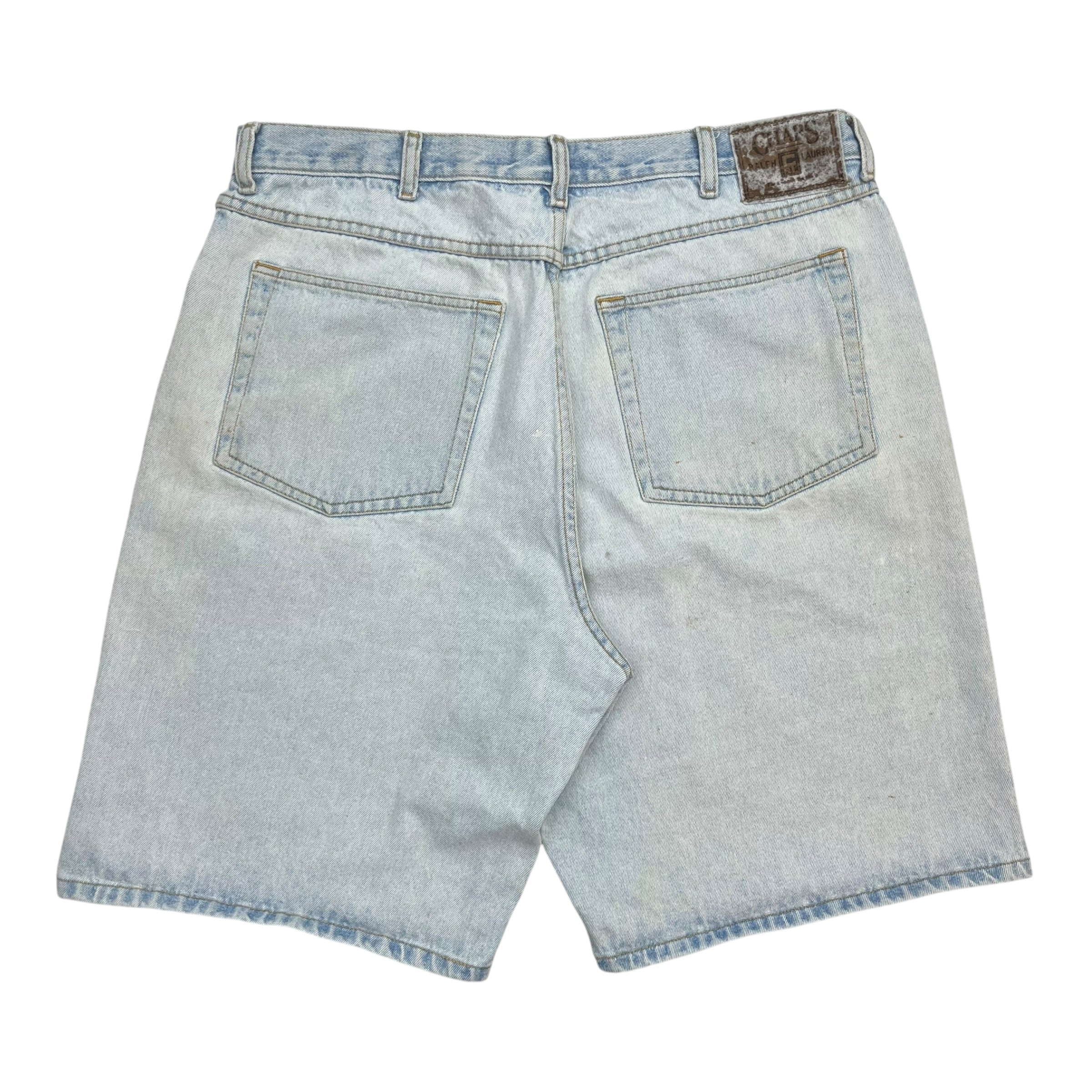 Vintage Chaps Ralph Lauren Denim Shorts Acid Wash