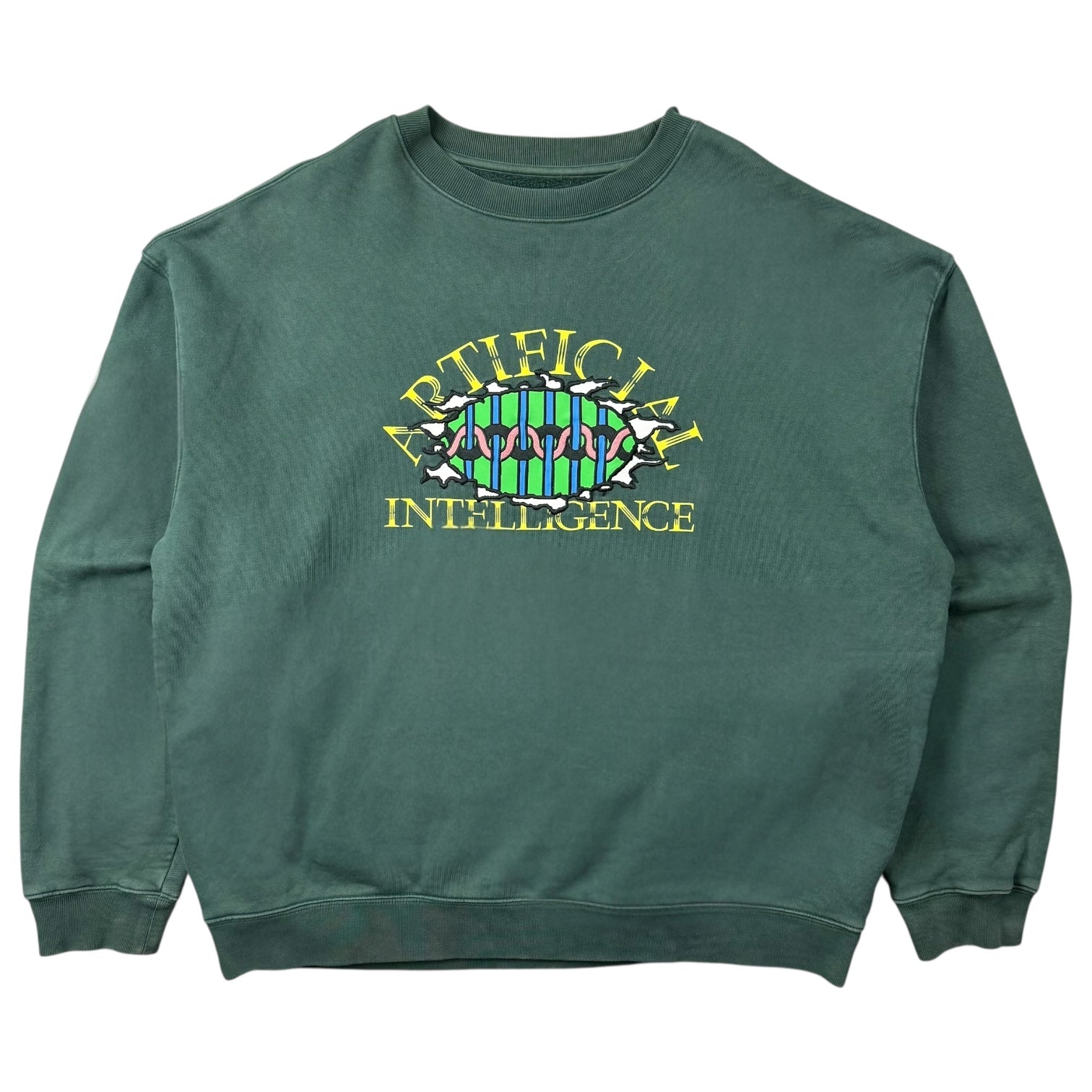 Brain Dead Artificial Intelligence Crewneck Green