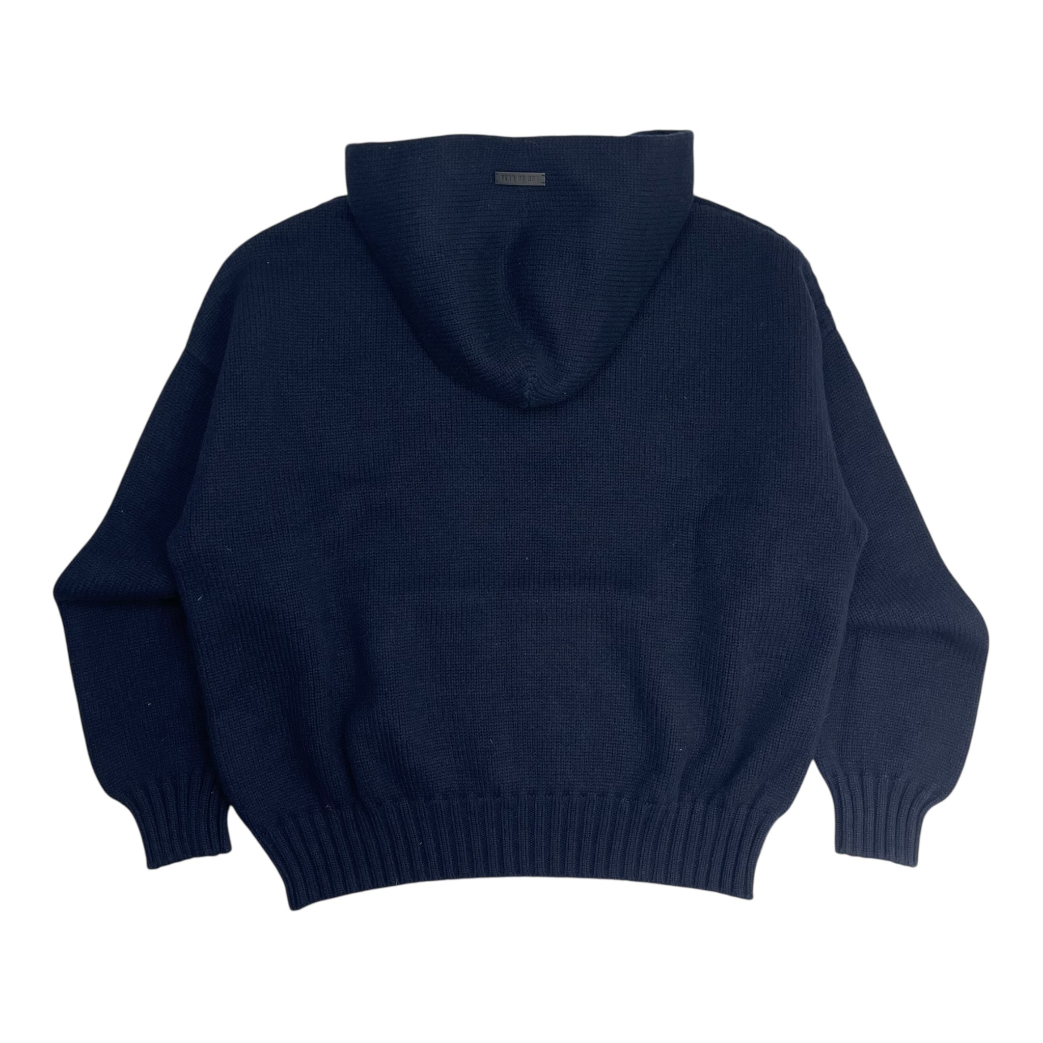 Fear of God Seventh Collection Knit Hoodie Navy