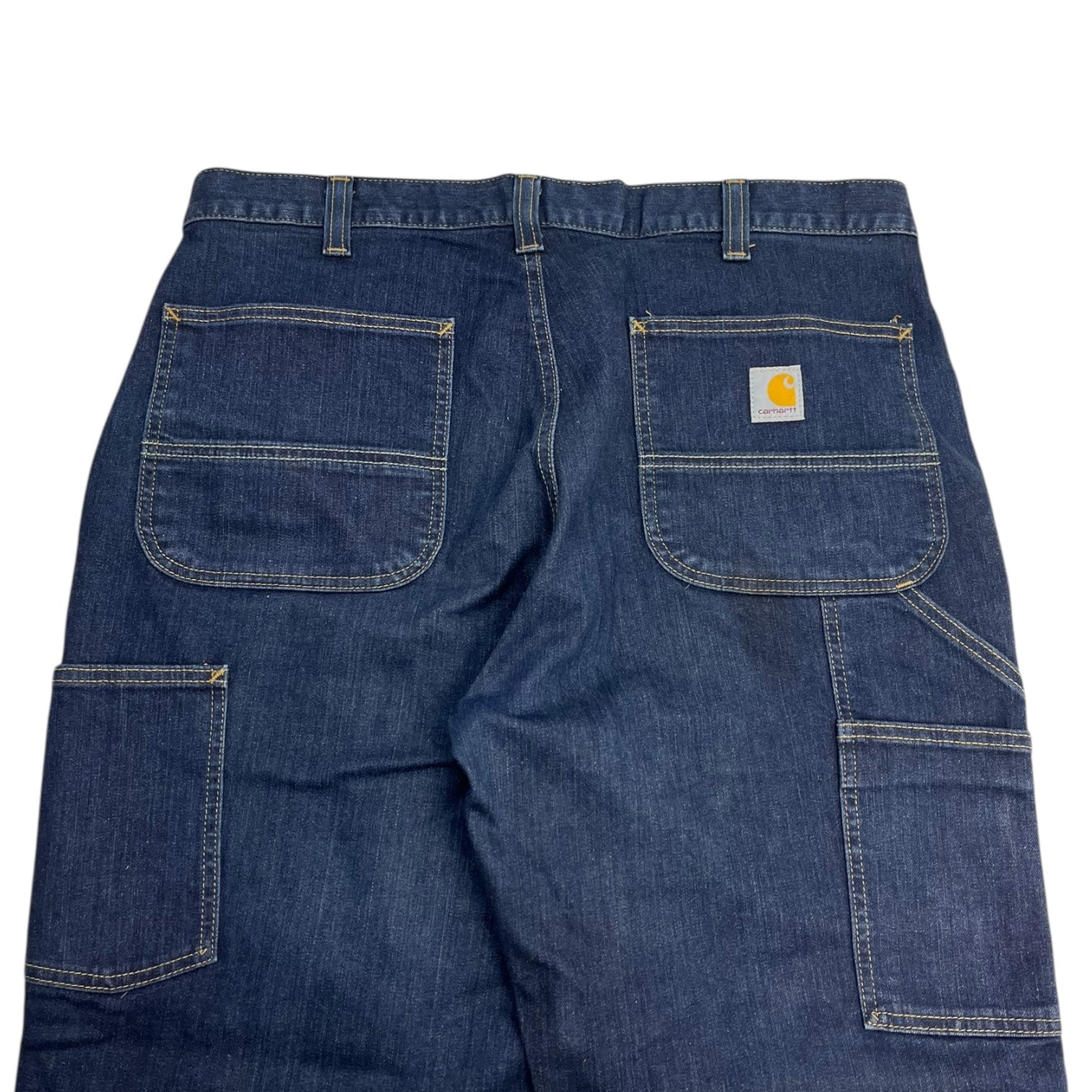 Carhartt Double-Front Utility Denim Bottoms Indigo