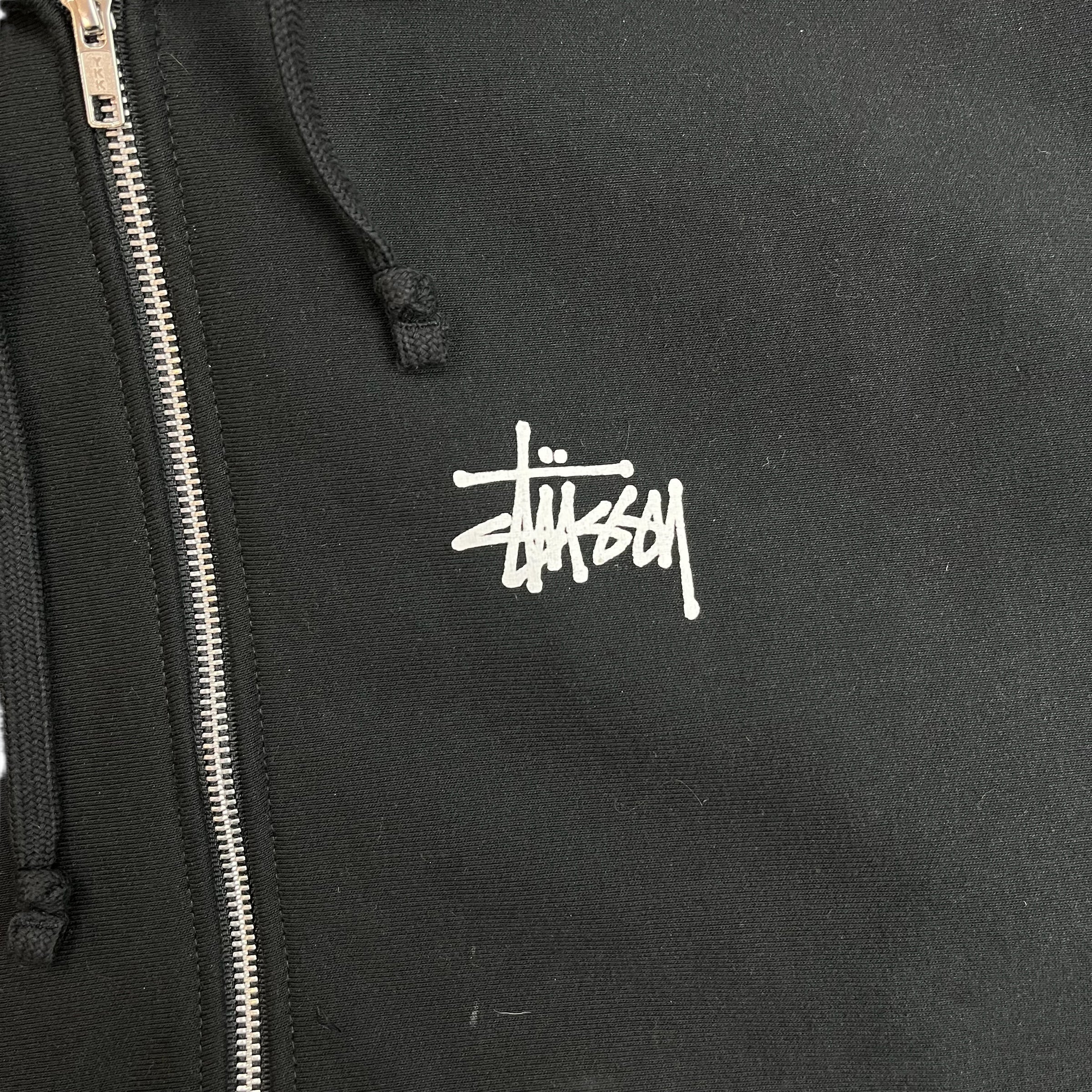 Stussy Stock Logo Hoodie Black
