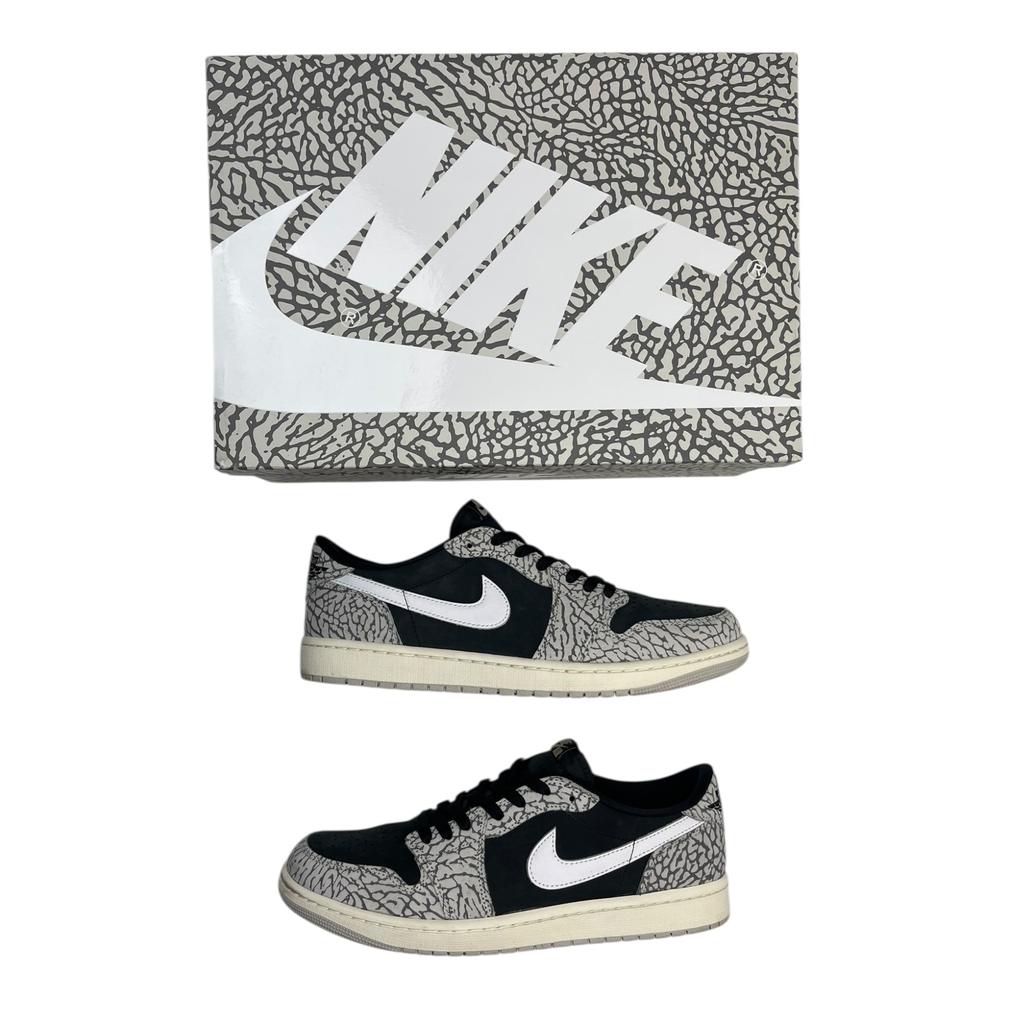 Jordan 1 Low OG Black Cement (Used)