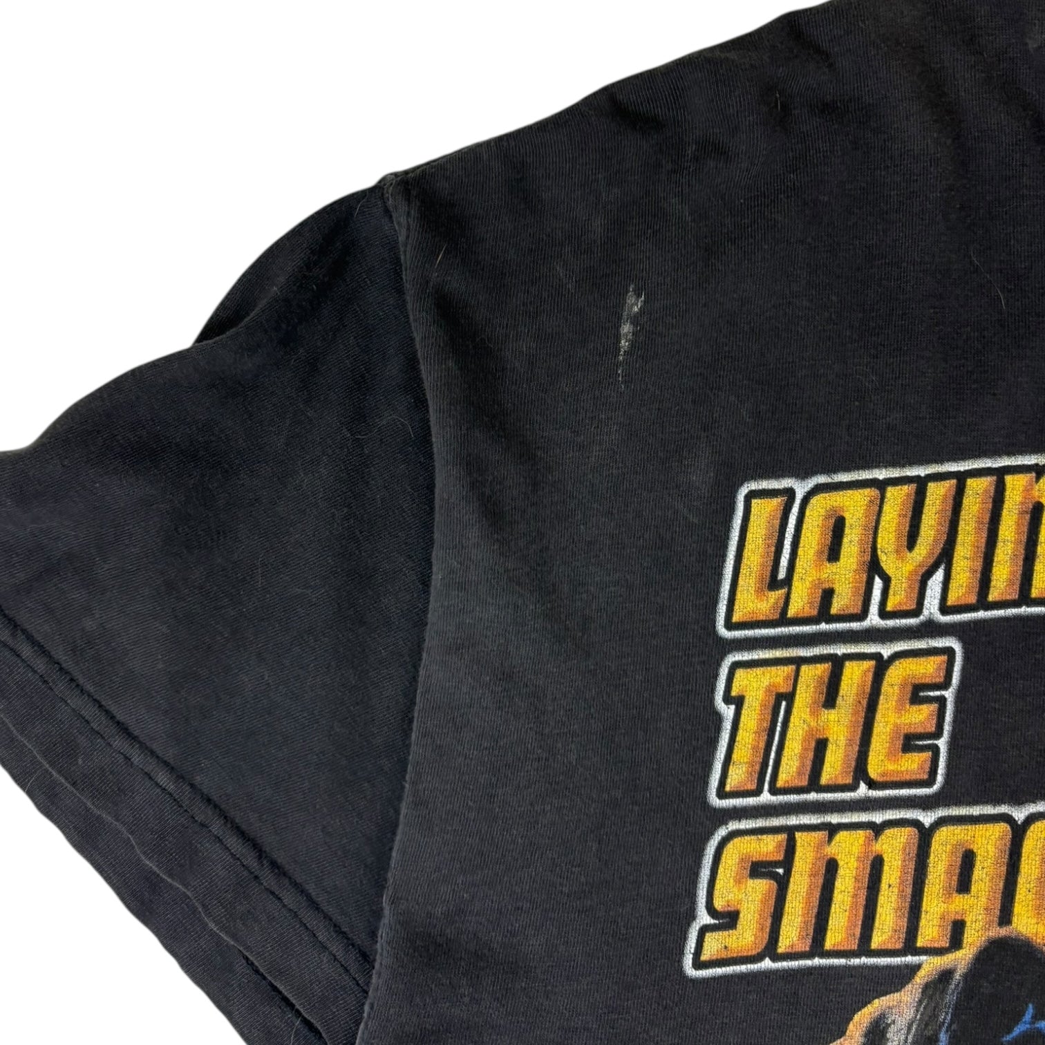 Vintage 2000 WWF Racing “The Rock” T-Shirt Black