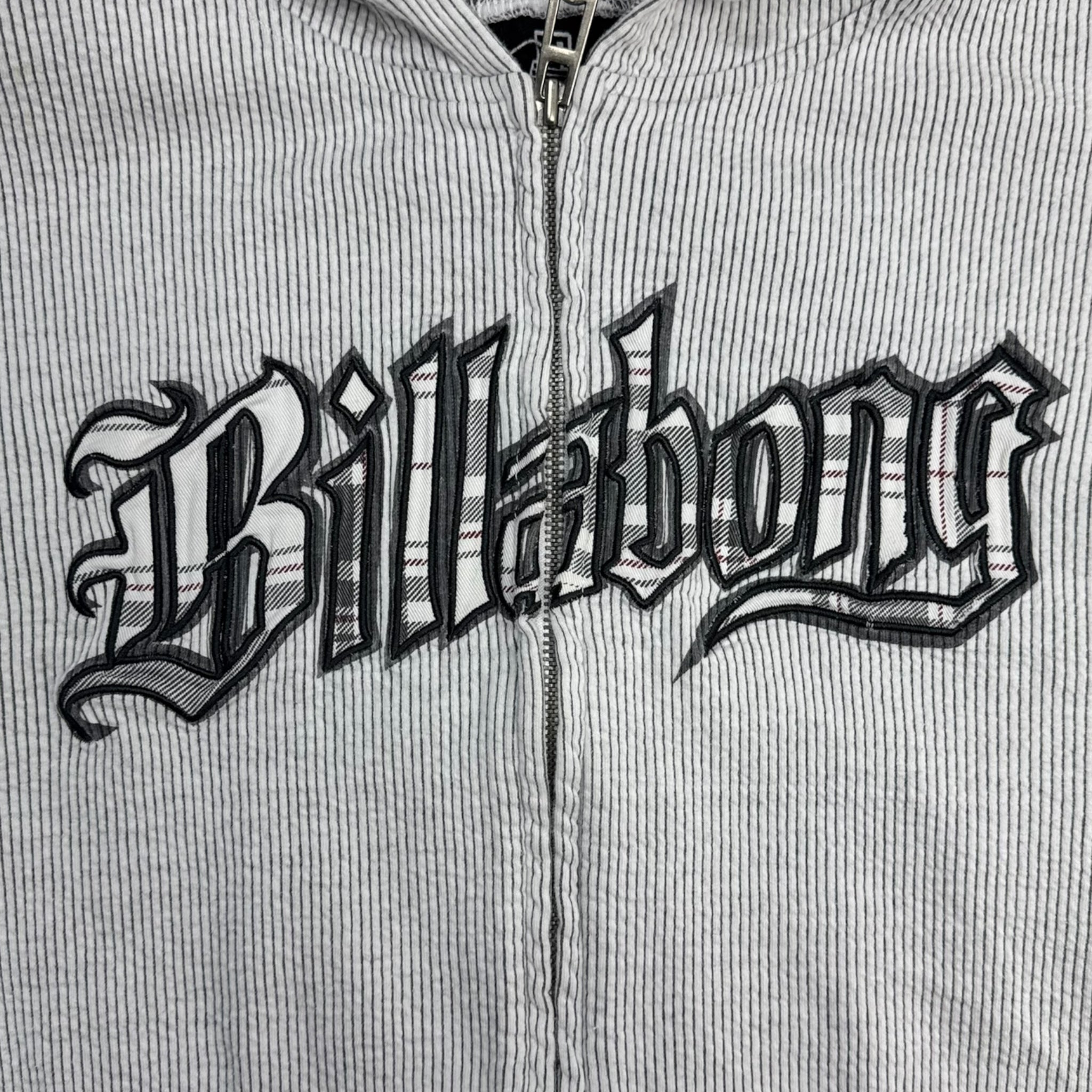 Y2K Billabong Tartan Surf Zip Up Hoodie