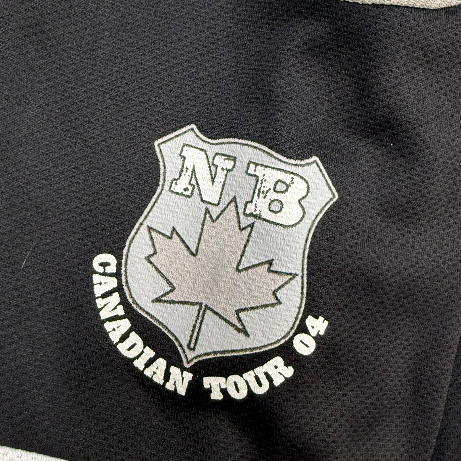2004 Nickelback Canadian Tour Hockey Jersey Black/White