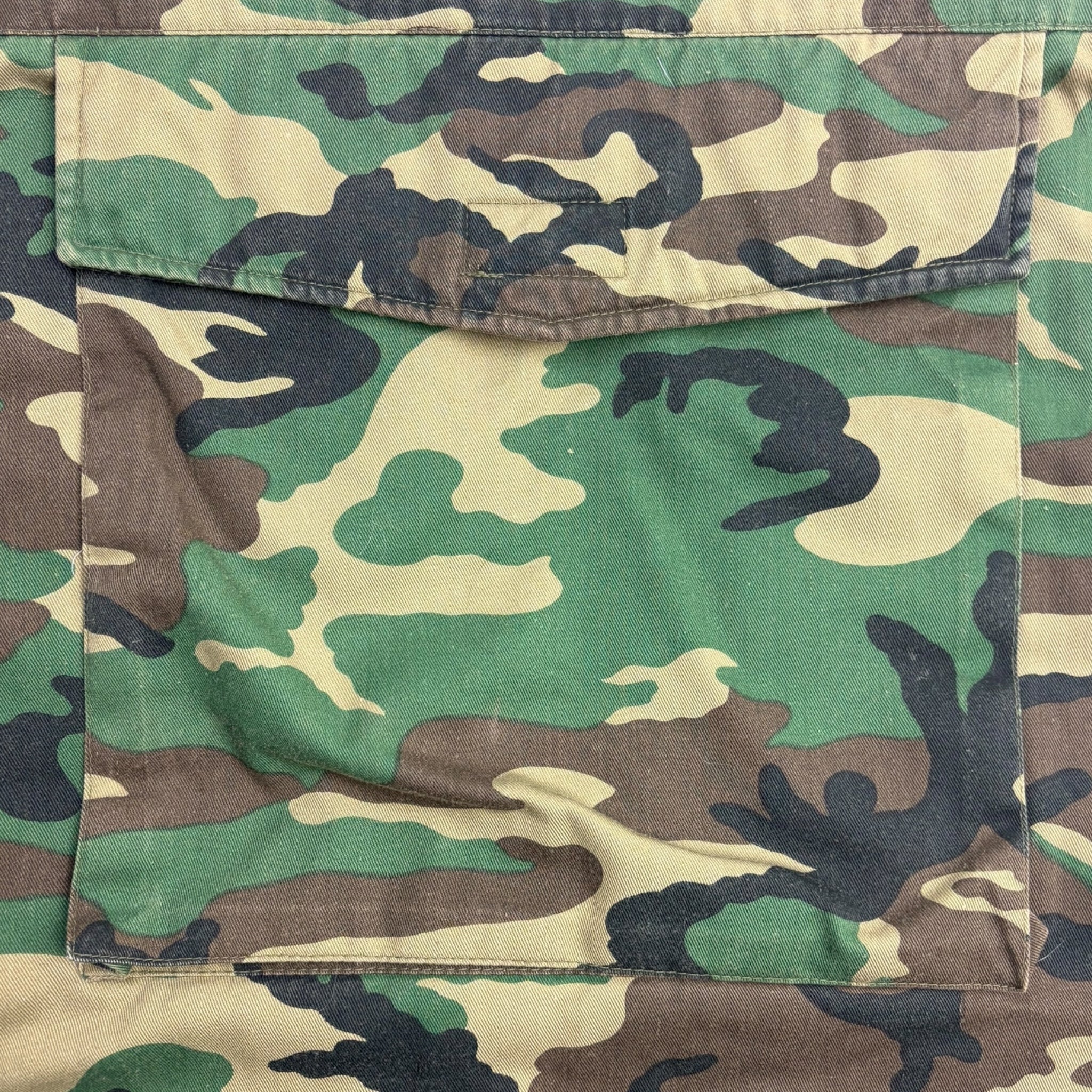 Vintage Camo Insulated Cargo Vest