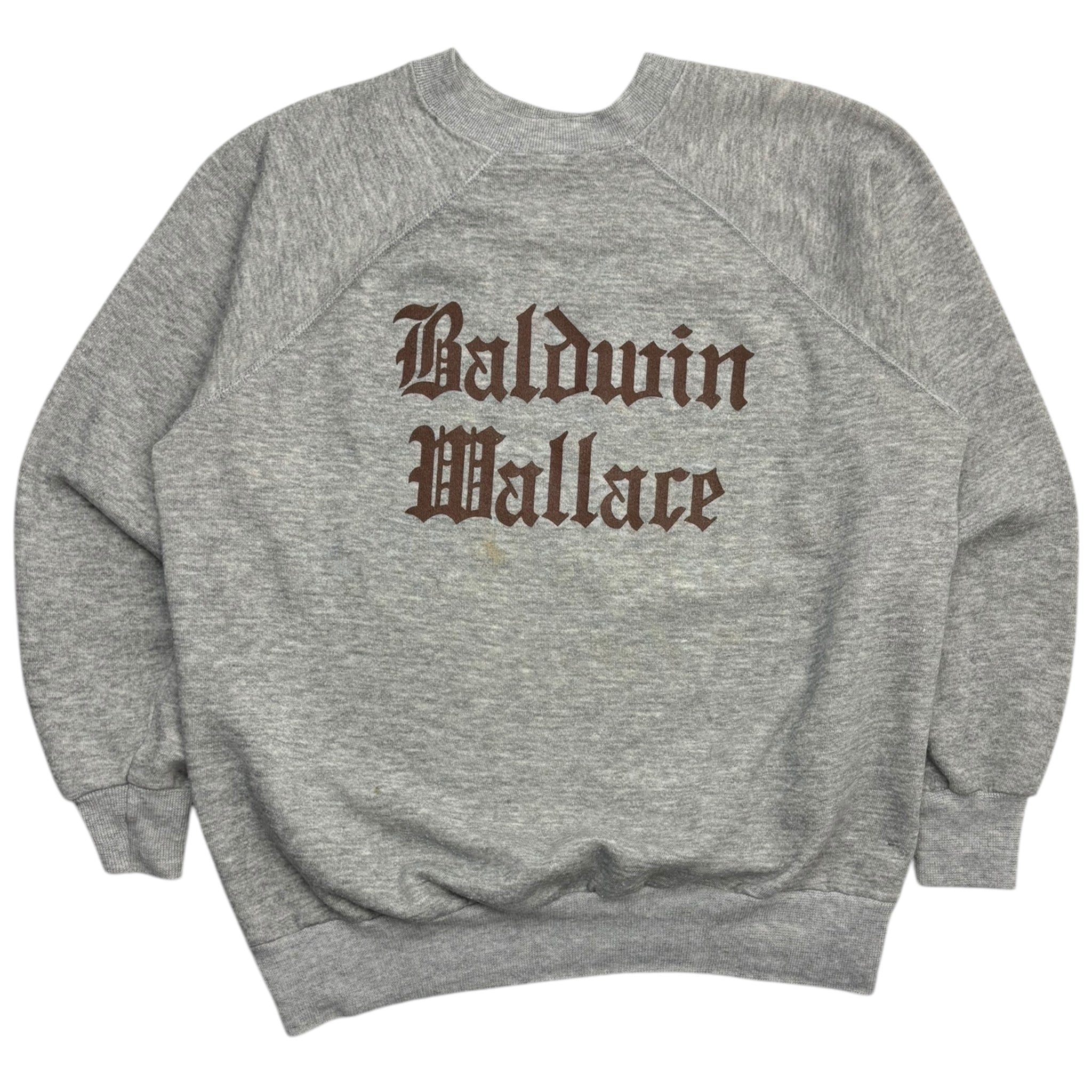 Vintage Baldwin Wallace Gothic Font Collegiate Crewneck
