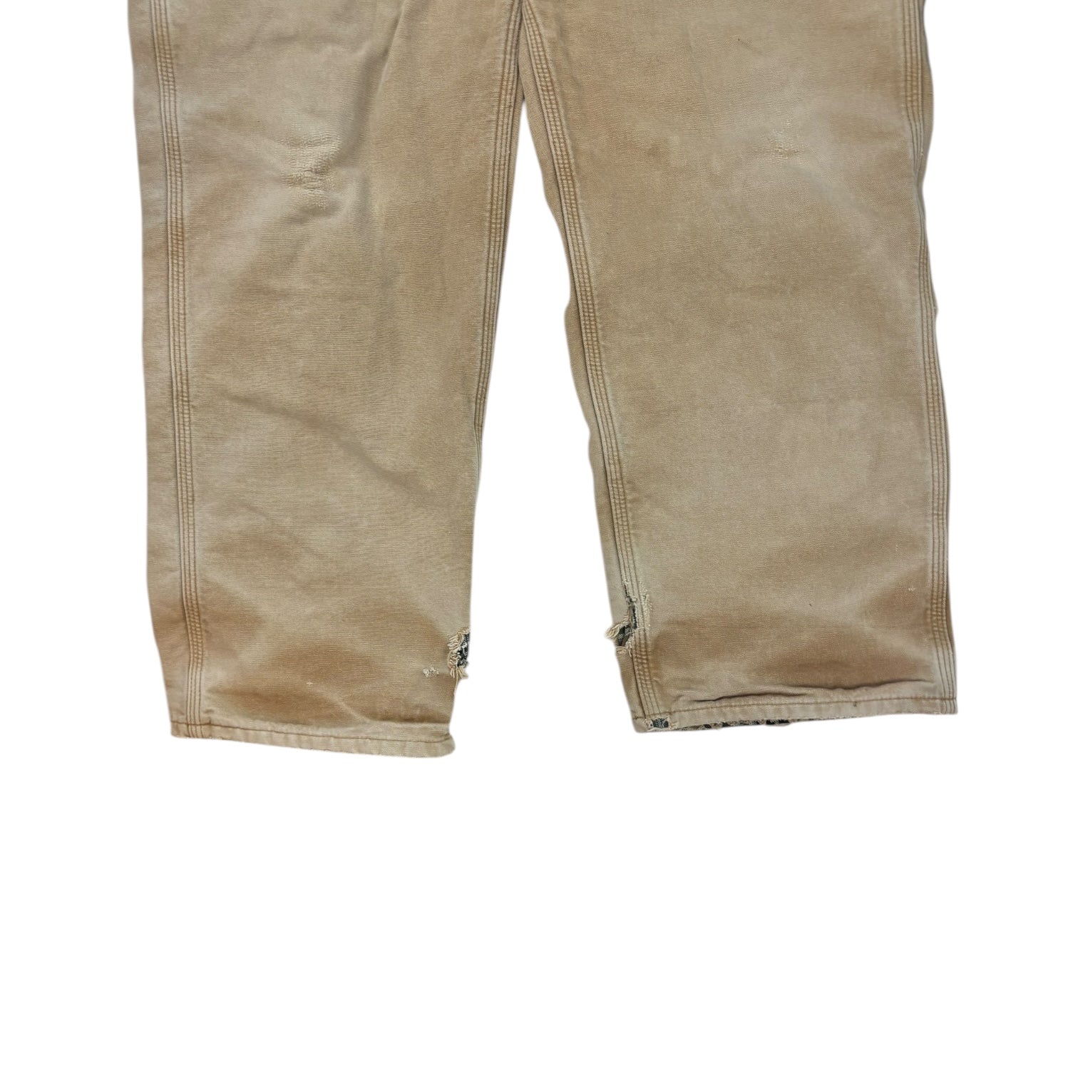 Vintage Carhartt Flannel Lined Carpenter Pant Tan