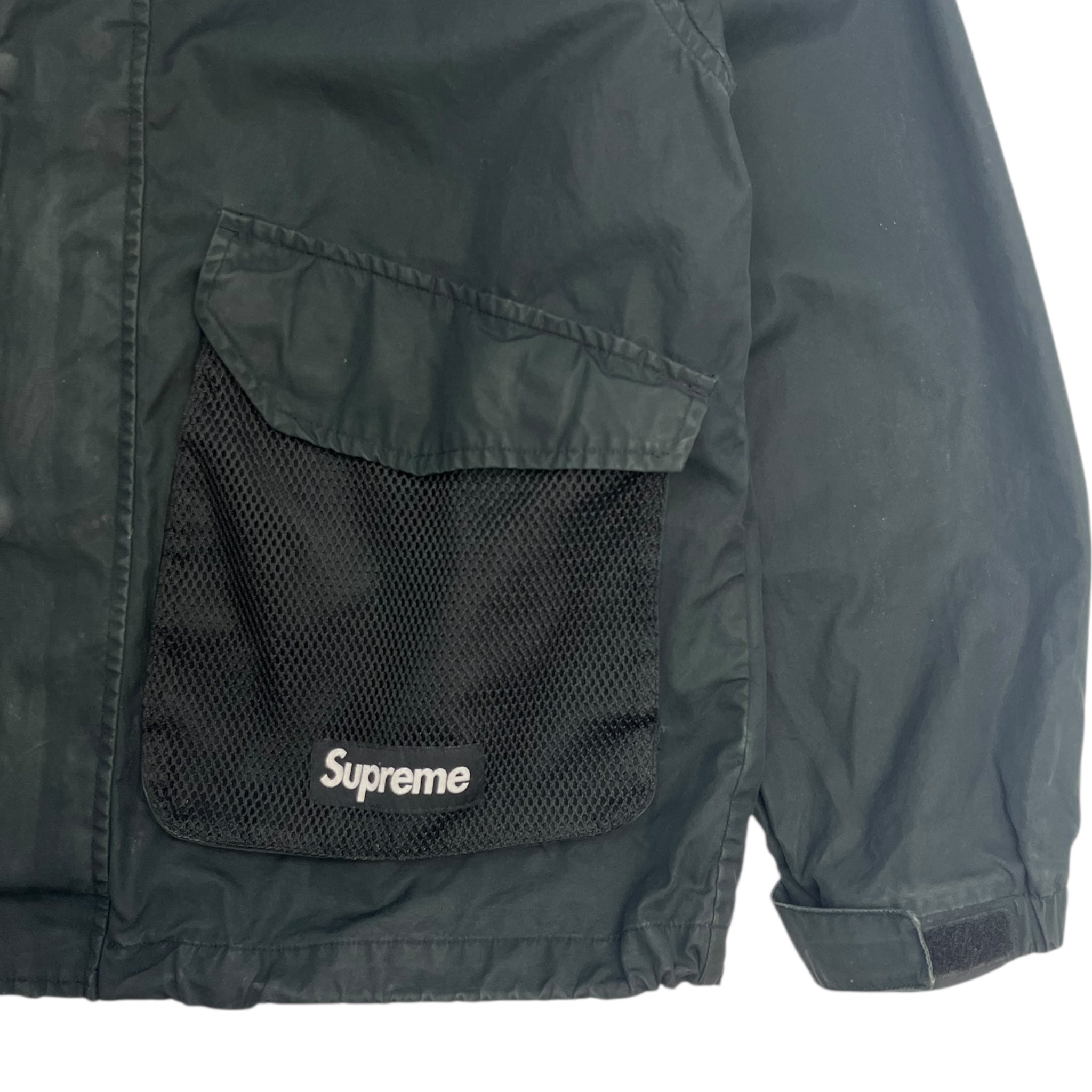 Supreme Mesh Pocket Cargo Jacket Black