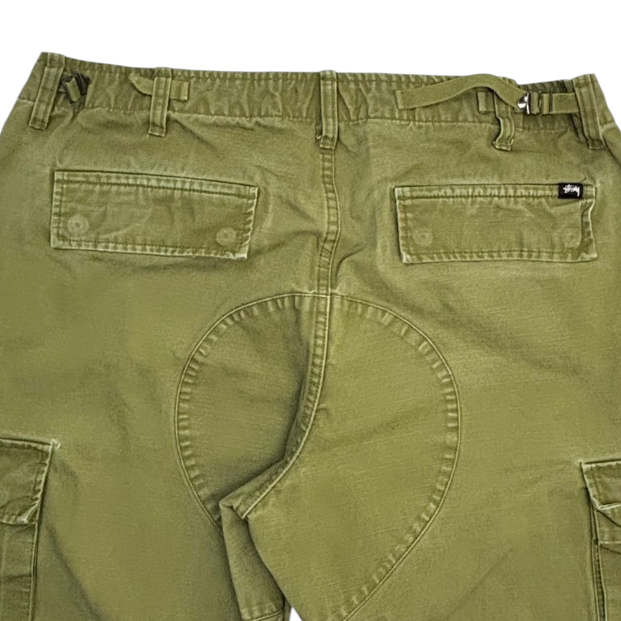Stussy Surplus Cargo Ripstop Pants Green