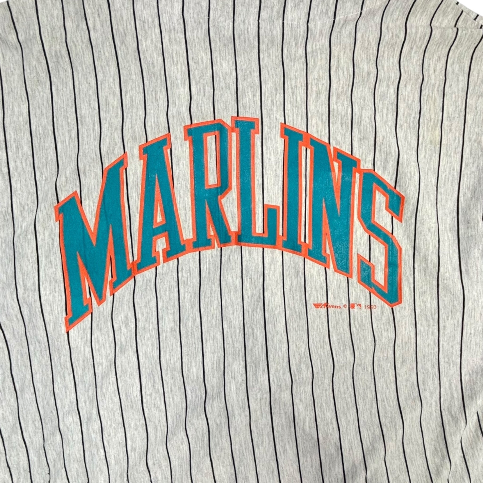 1993 Florida Marlins Baseball Pinstripe Jersey