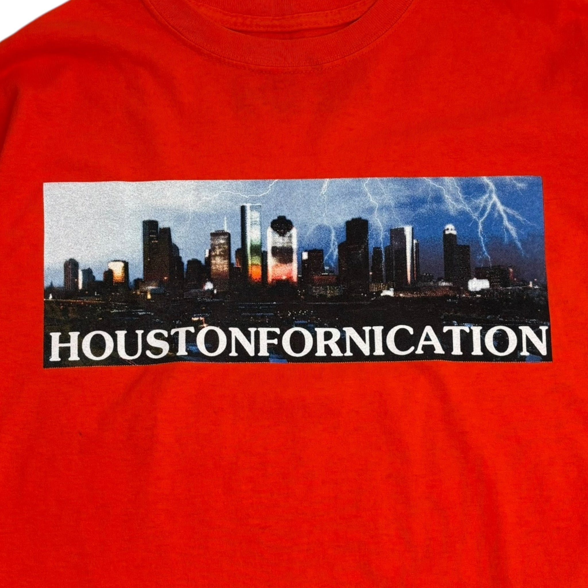 Travis Scott Astroworld Houston Exclusive T-Shirt Orange