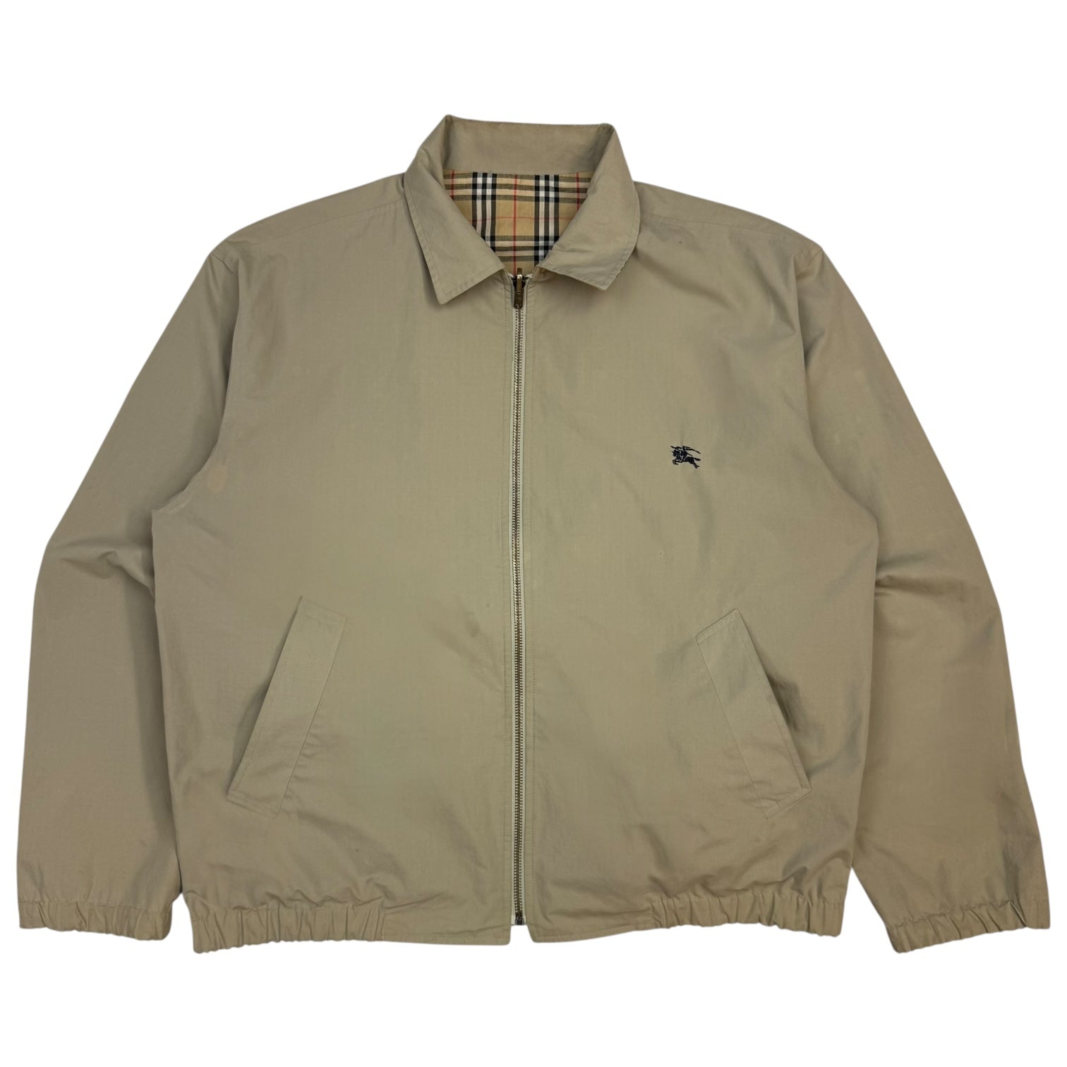 Burberry Nova Check Reversible Jacket Plaid/Beige
