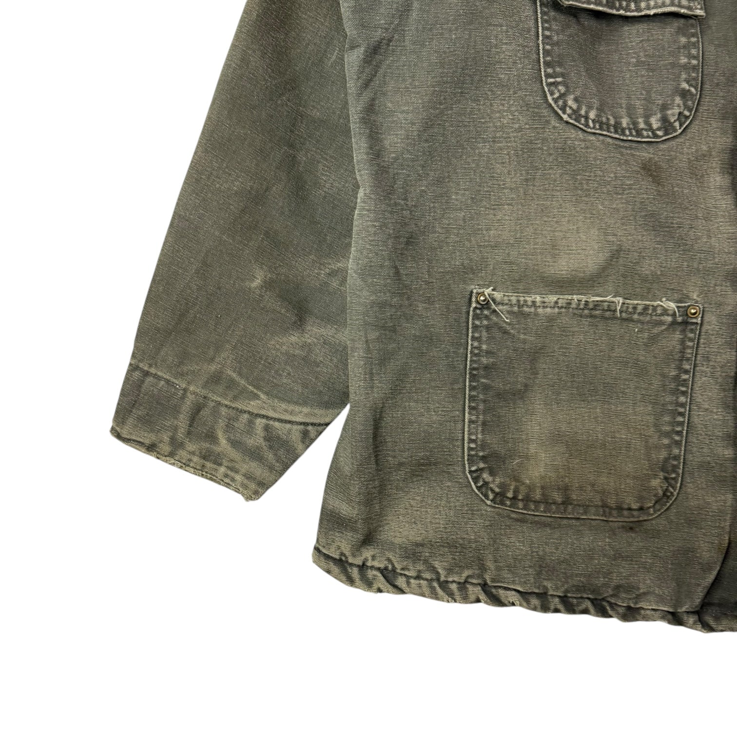 Vintage Carhartt Michigan Chore Jacket Moss Green