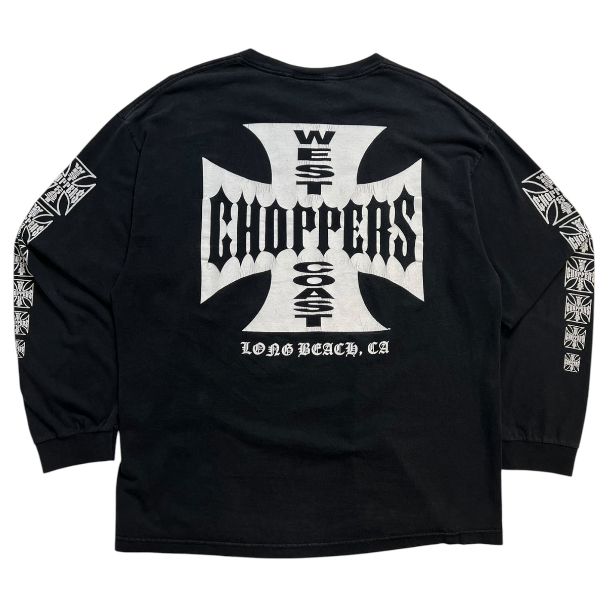 Vintage West Coast Choppers Long Sleeve T-Shirt Black