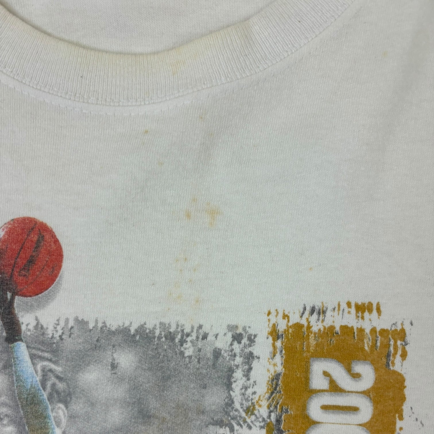 Vintage 2001 NBA MVP Allen Iverson T-Shirt White