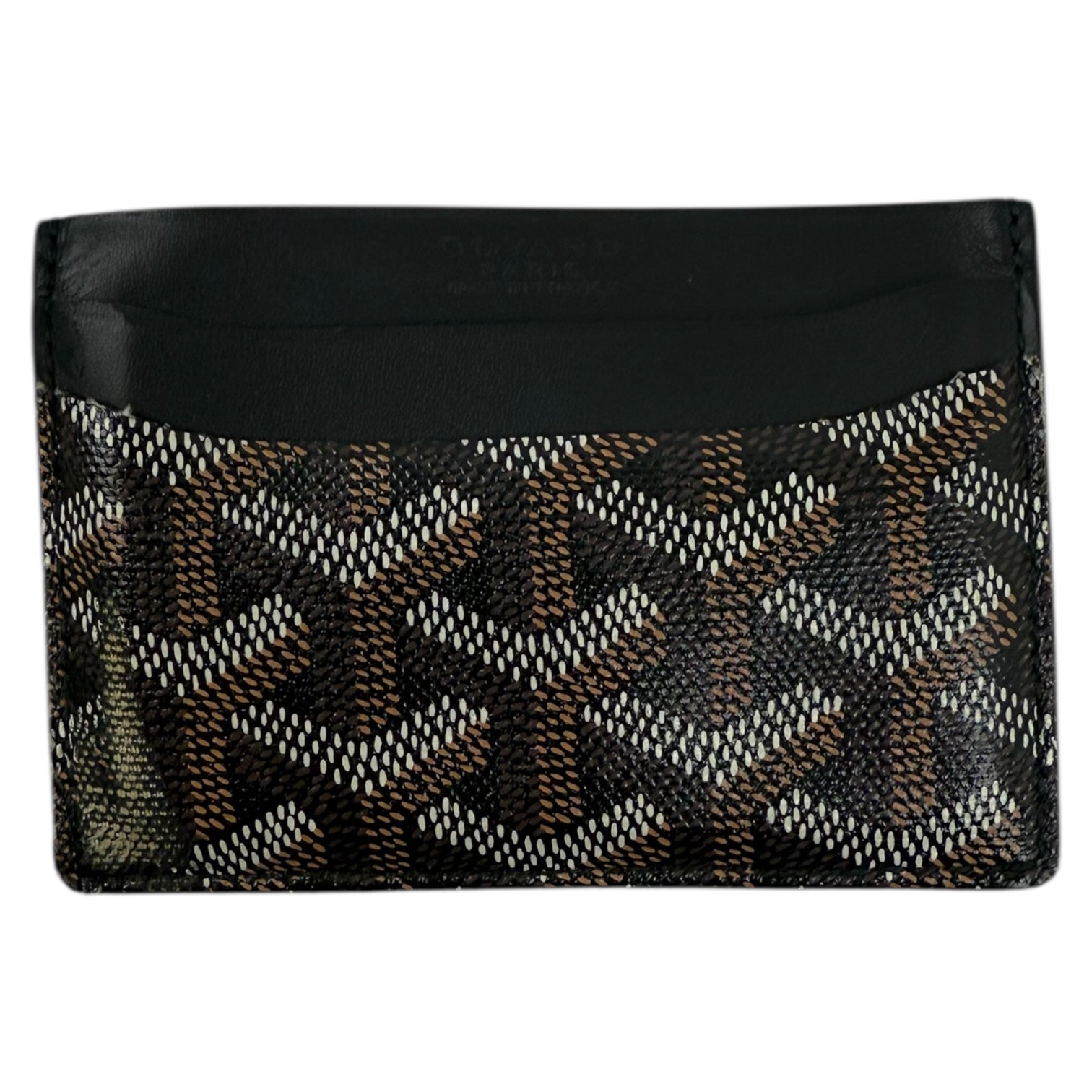 Goyard Saint Sulpice Card Holder Black/Brown