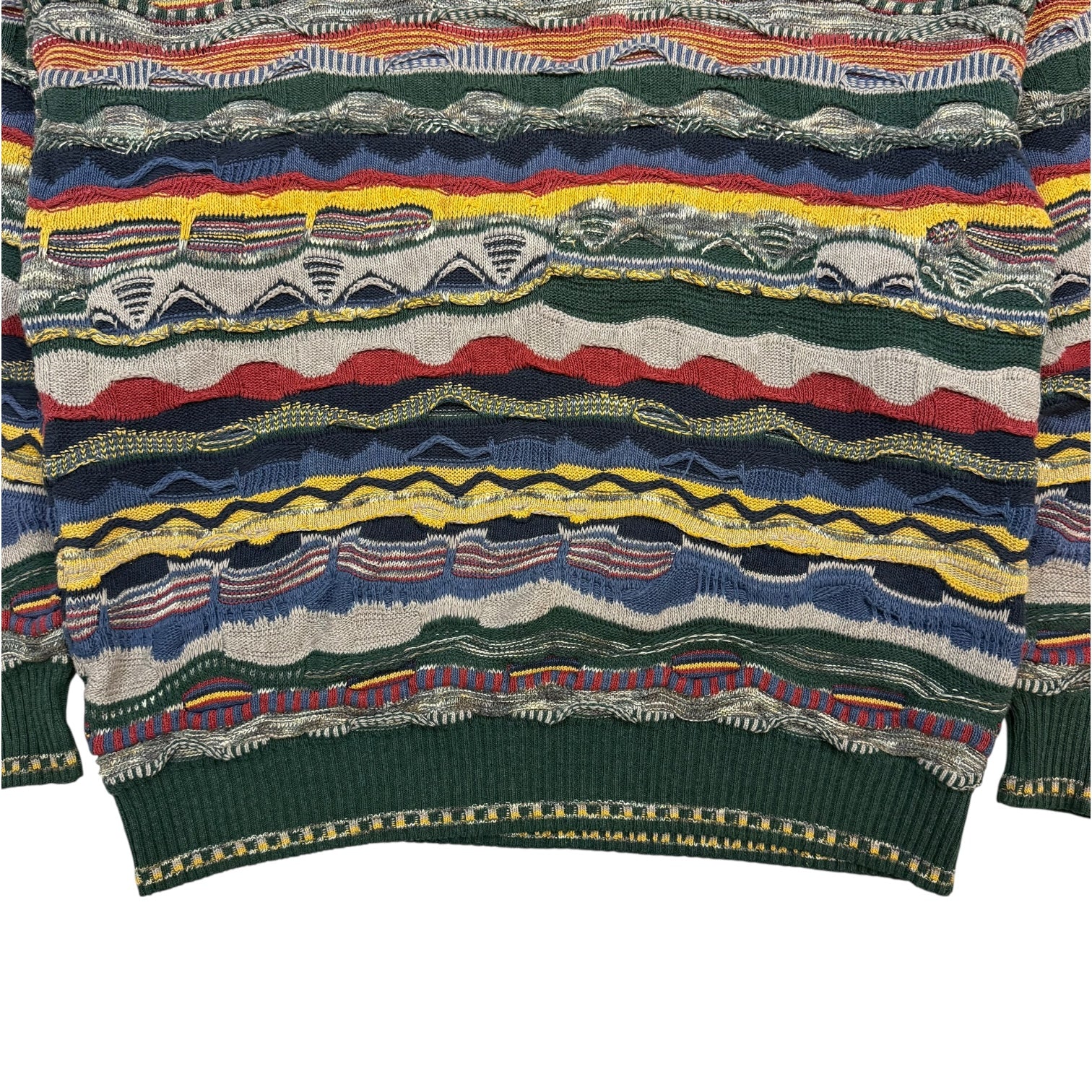 Vintage Alfani Cable Knit Sweater Multicolour