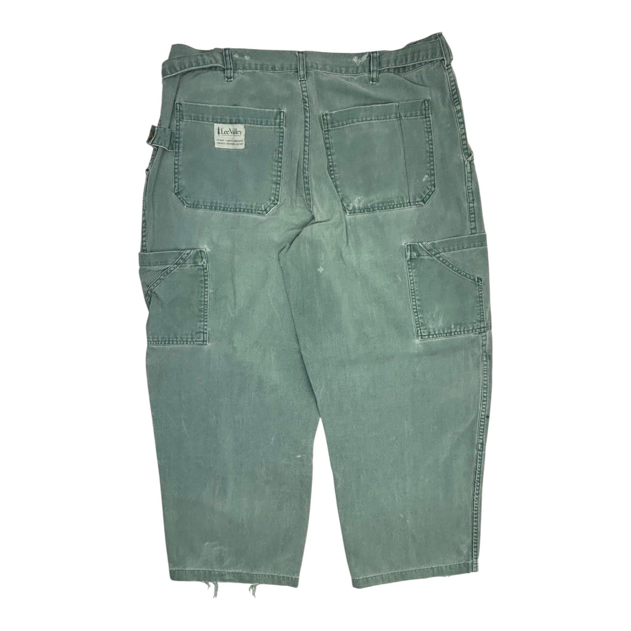 Vintage Lee Valley Canadian Hike Bottoms Washed Teal