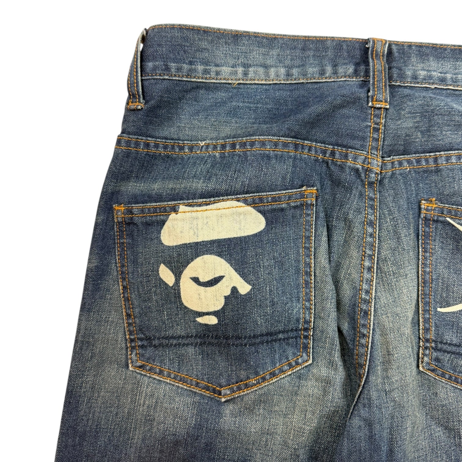 Vintage Y2K Bape x Stüssy Denim Jeans