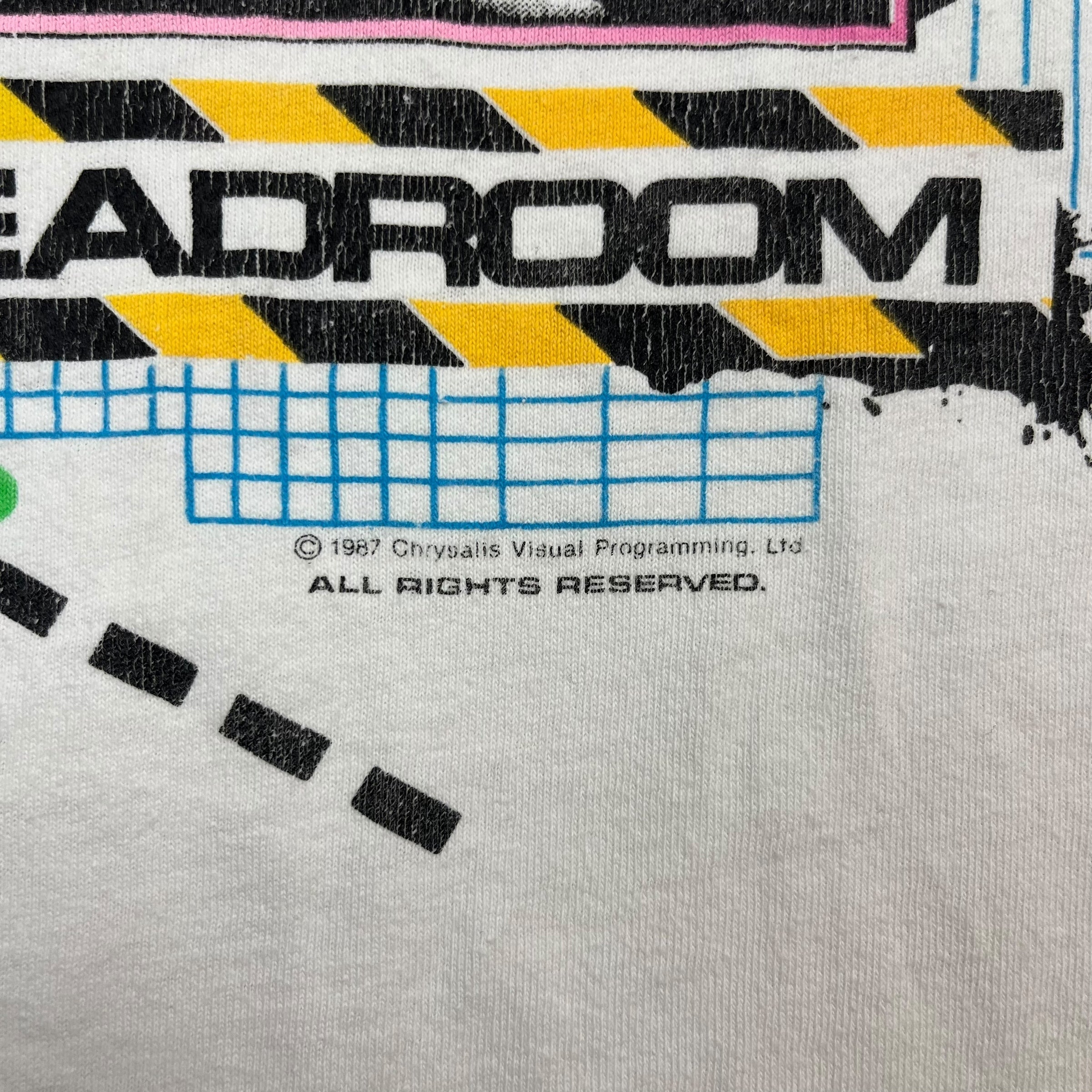 1987 Max Headroom Tee White