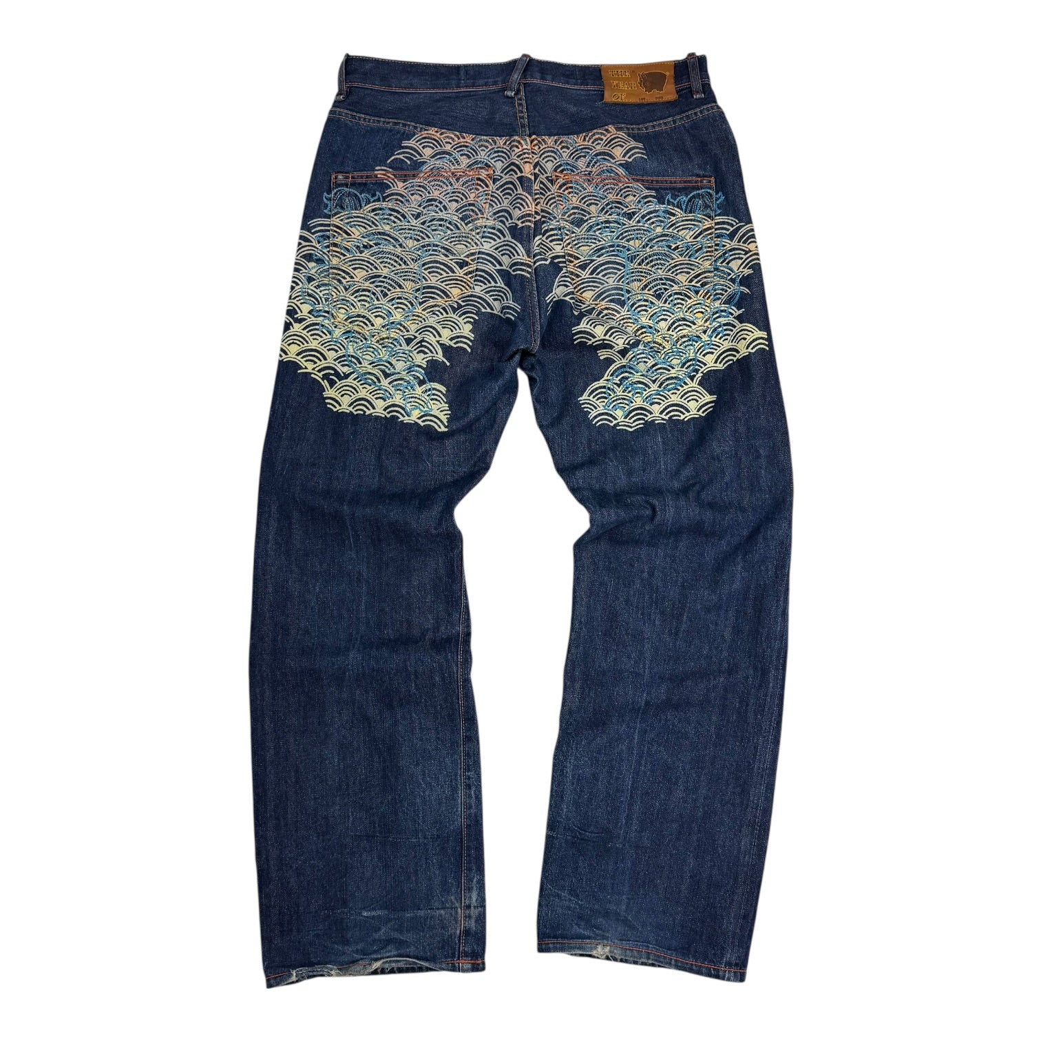 Vintage Year Of The Ocean Twelve Denim Pants Dark Wash