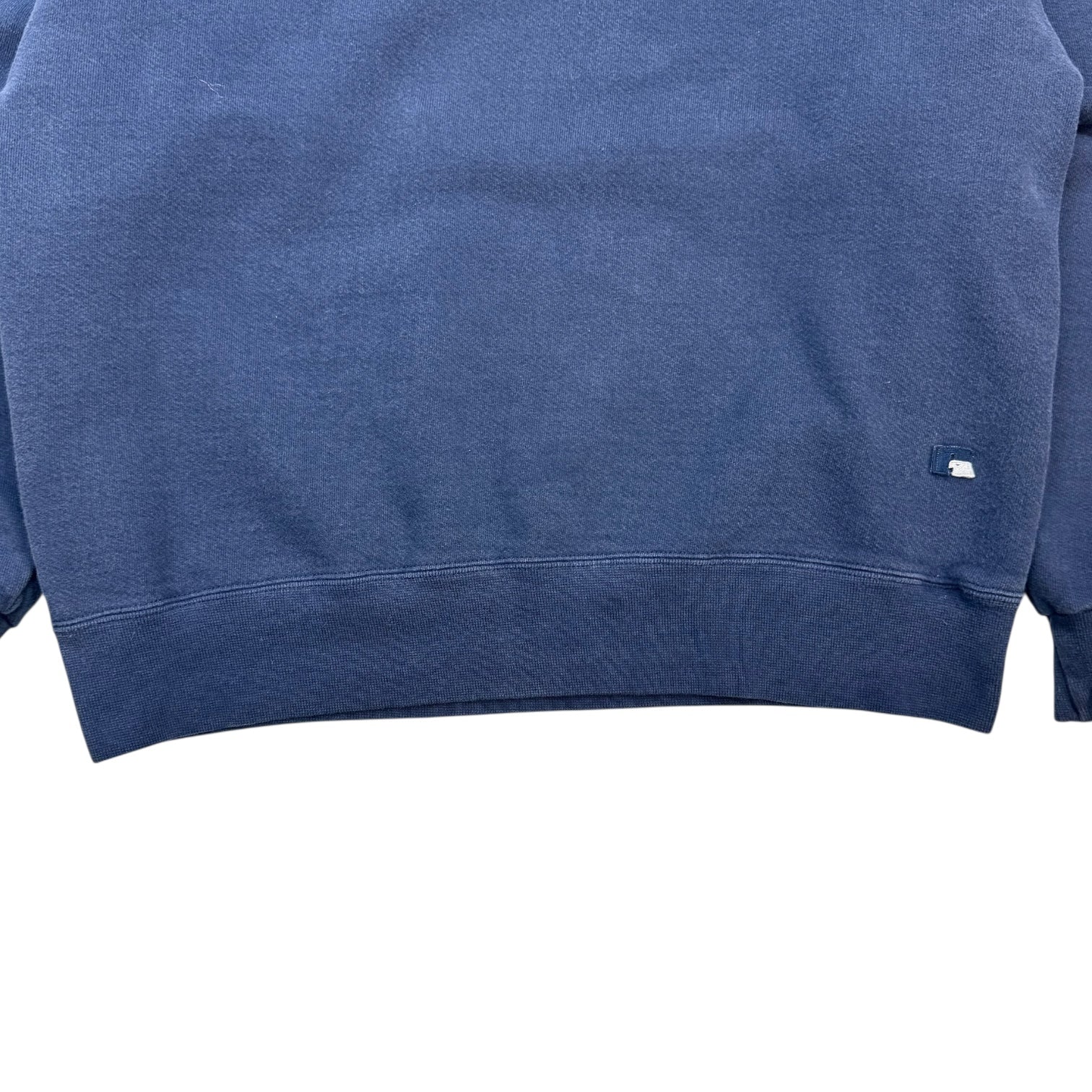 Vintage Russell Athletic Blank Crewneck Sweater Navy Blue