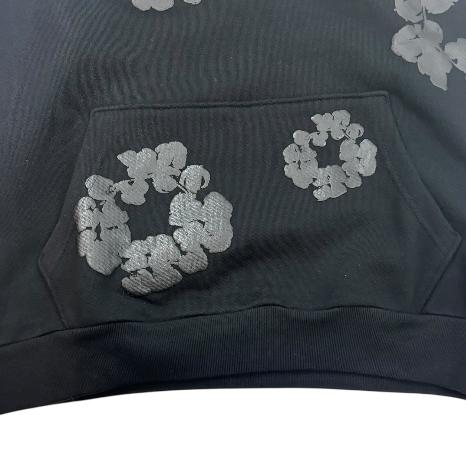 Denim Tears Mono Cotton Wreath Hoodie Black