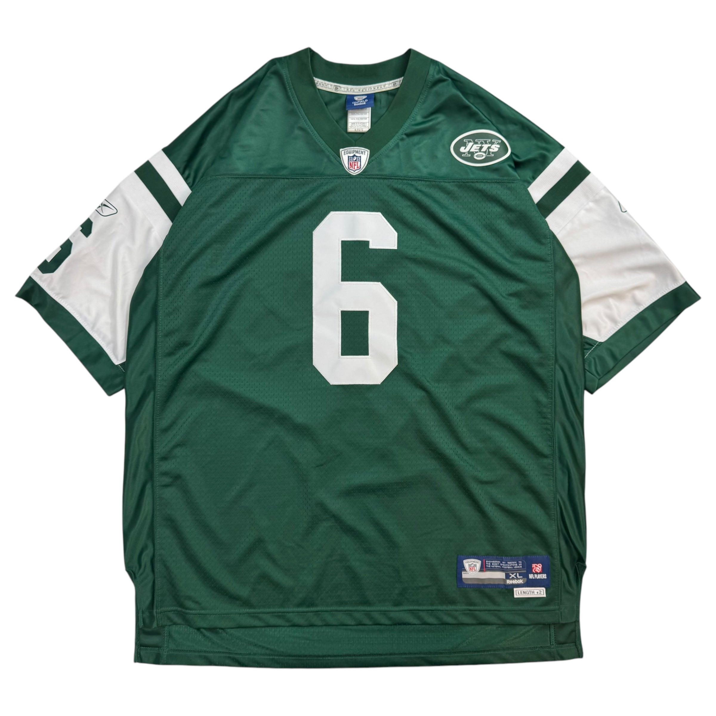 Vintage Reebok New York Jets Mark Sanchez Jersey Green
