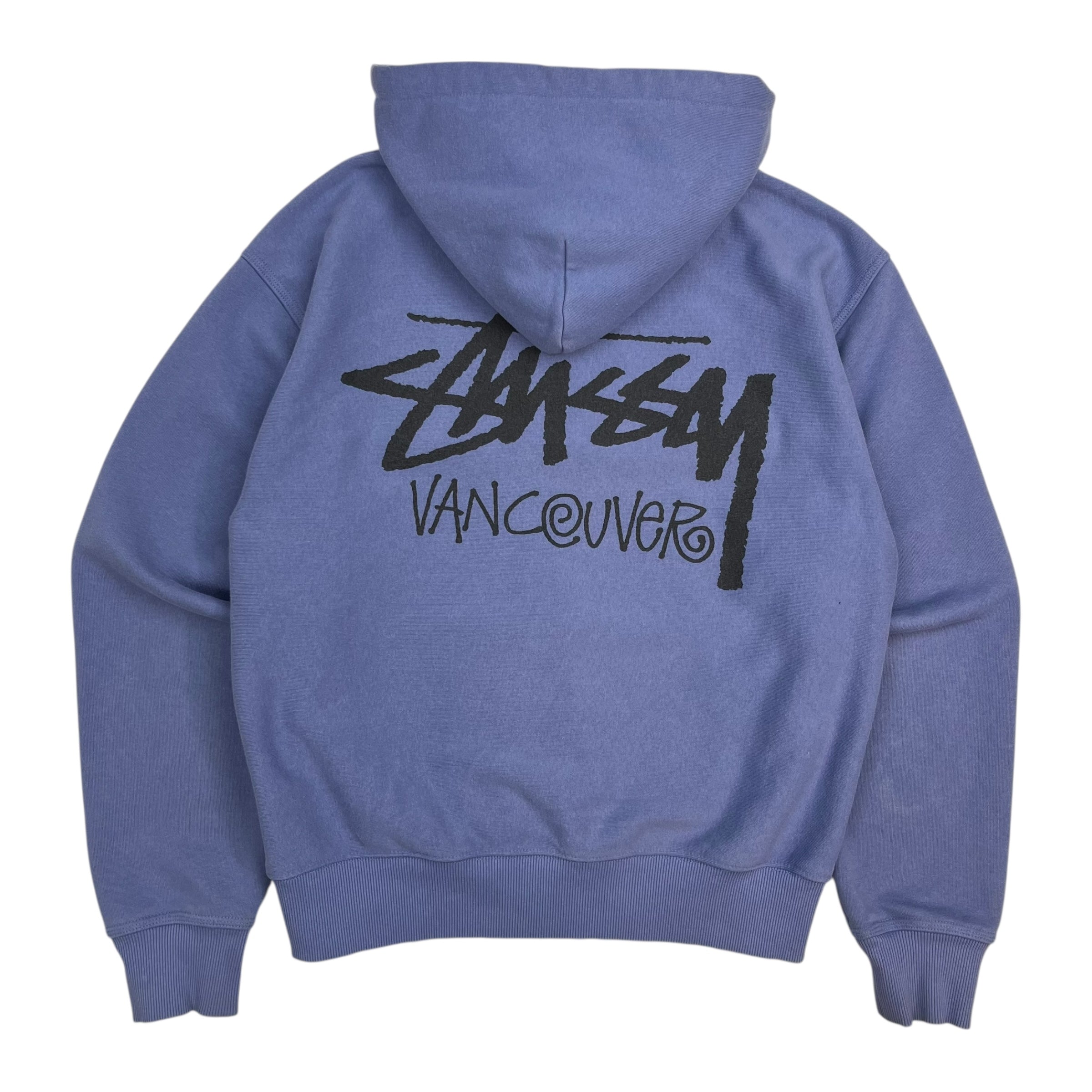 Stussy Vancouver Chapter Zip Up Hoodie Lavender Purple