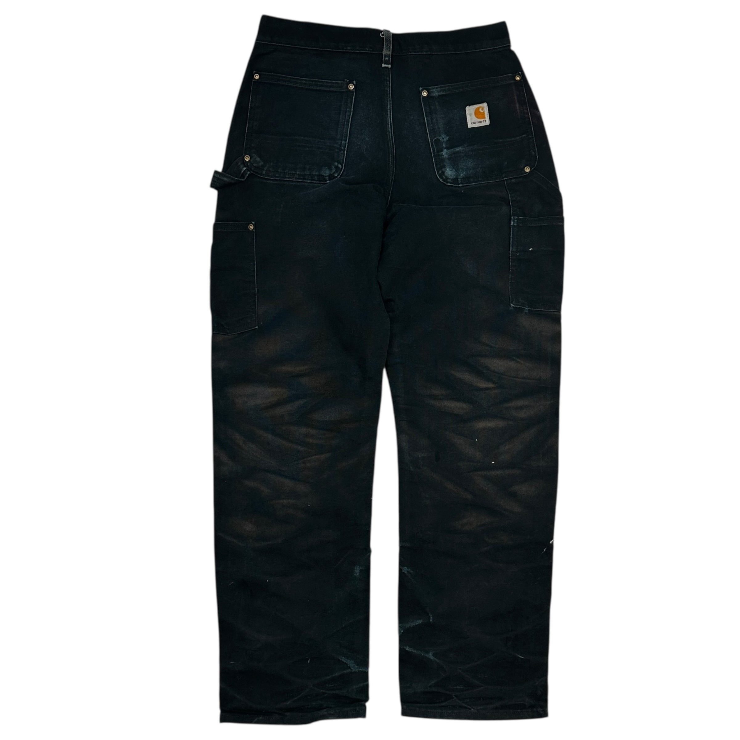 Vintage Carhartt Double Knee Cargo Pants Black